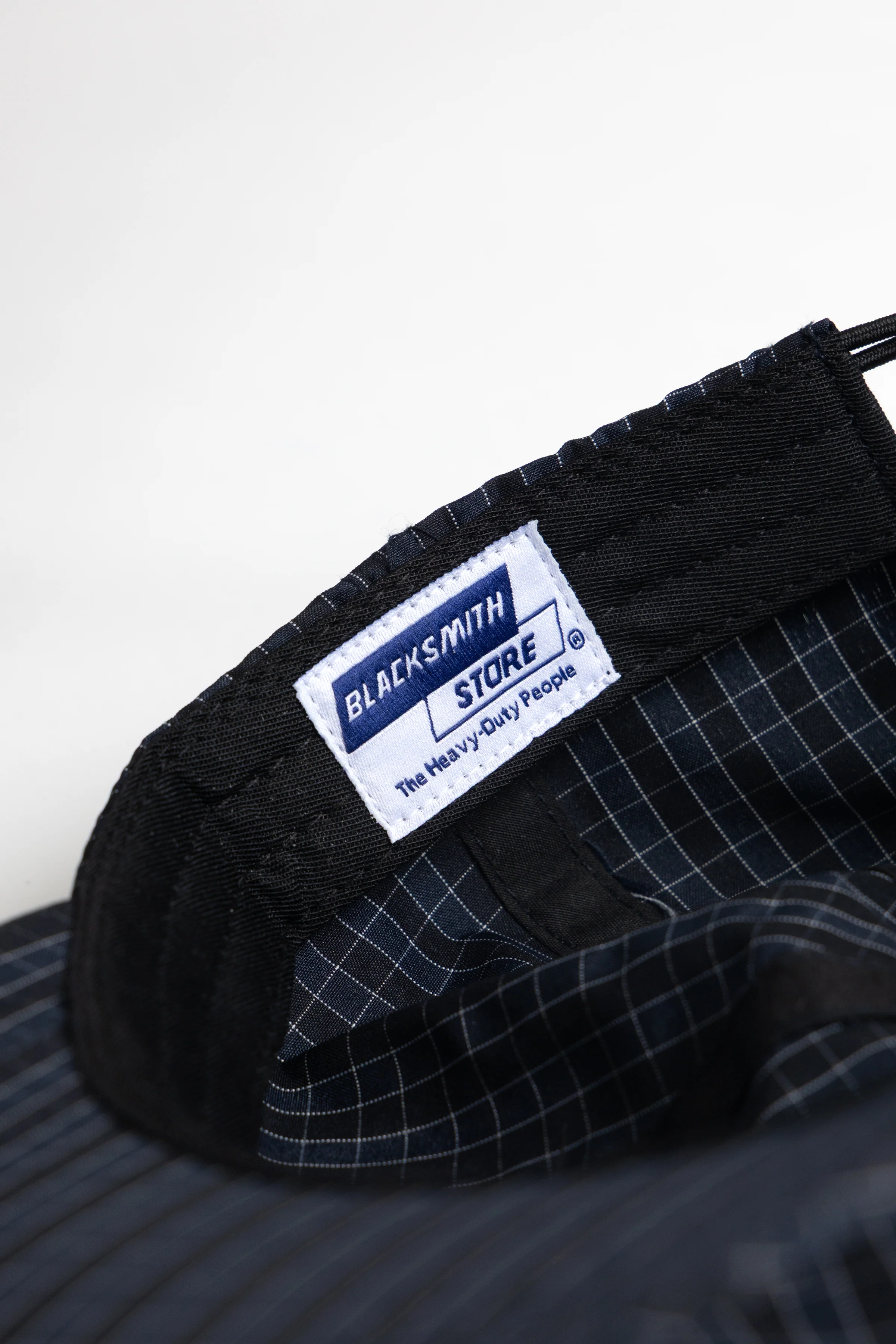 Blacksmith - Grid Check Cap - Navy - Image 6