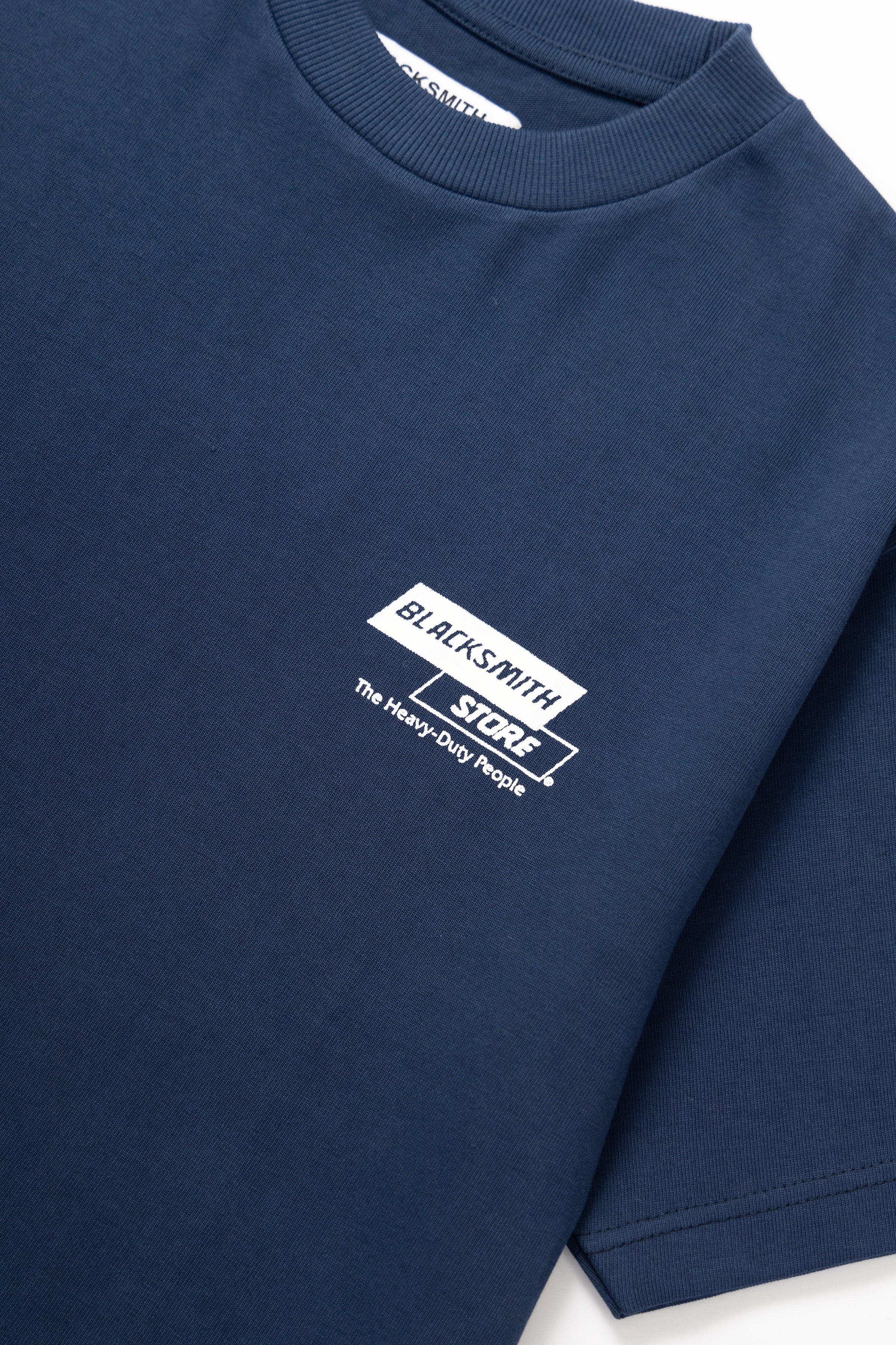 Blacksmith - Heavy Duty People Tee - Navy - Image 6