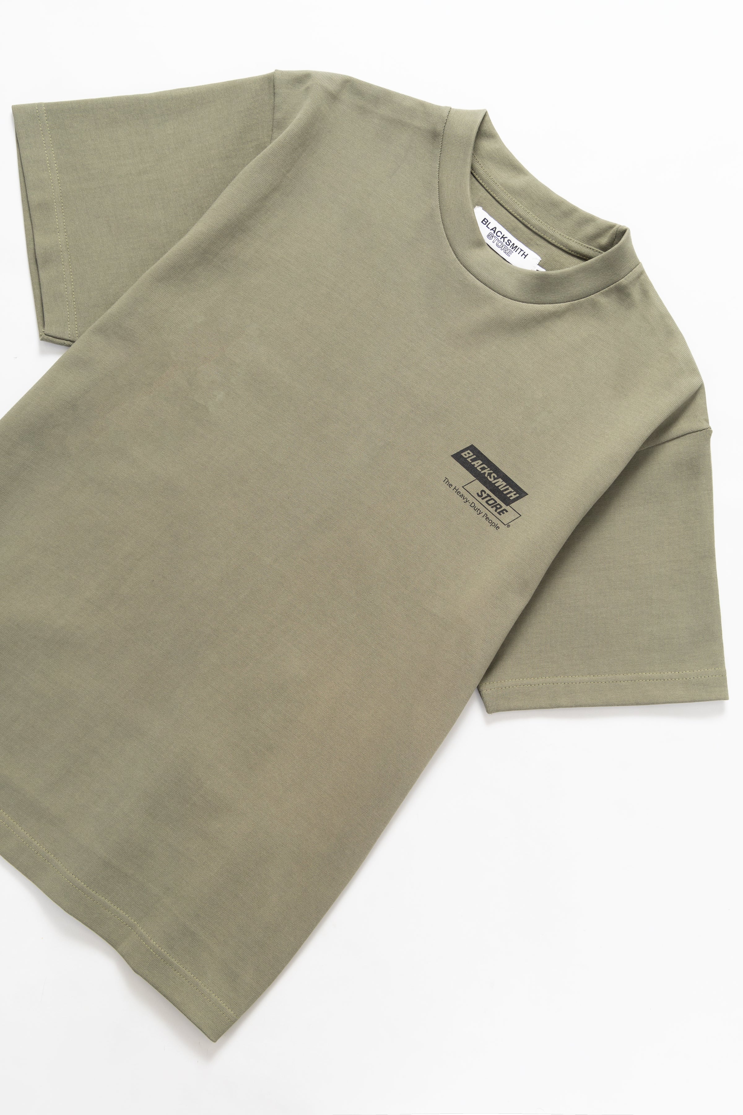 Blacksmith - Heavy Duty People Tee - Olive - Image 5