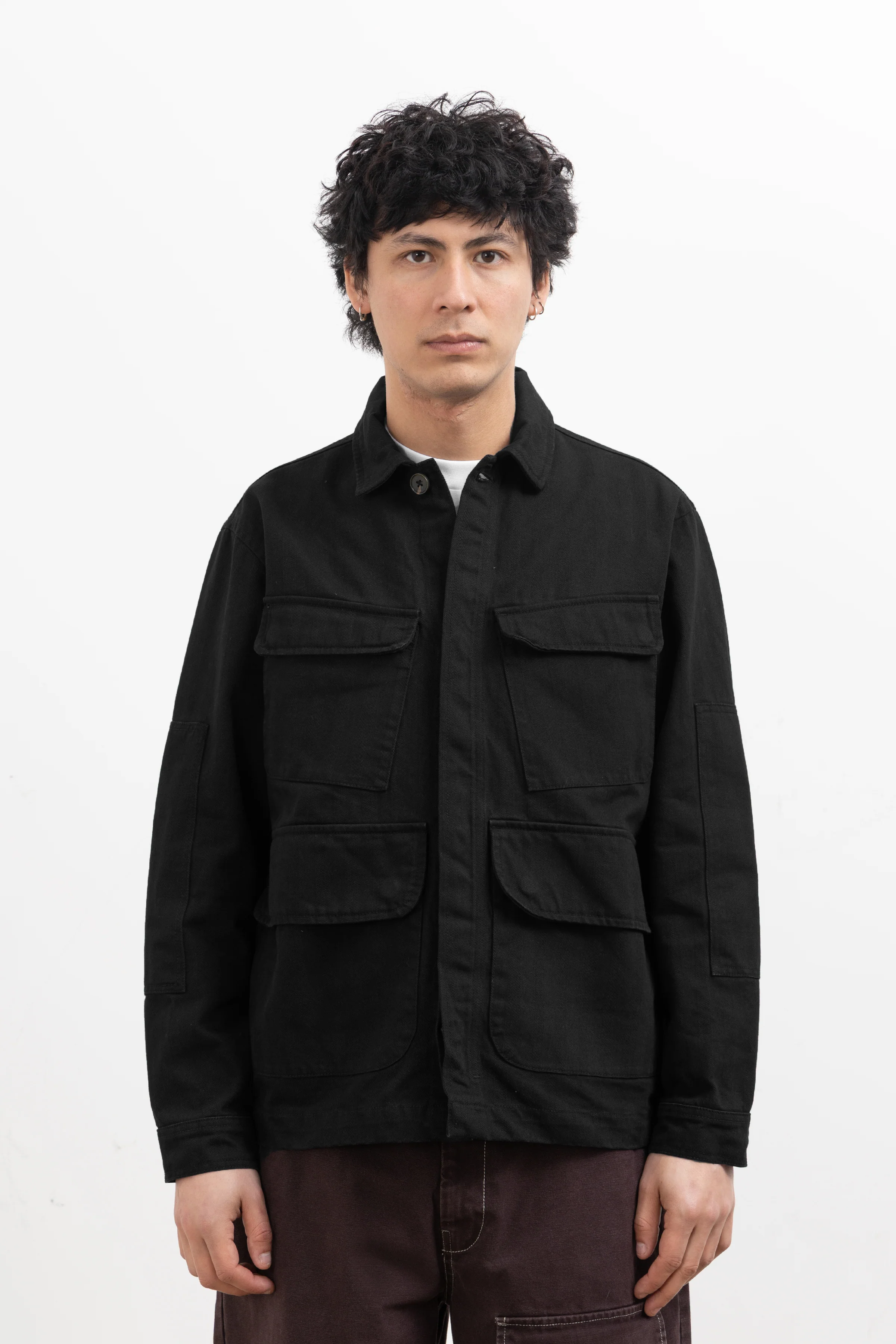 Blacksmith - Herringbone Jungle Jacket - Black - Image 2