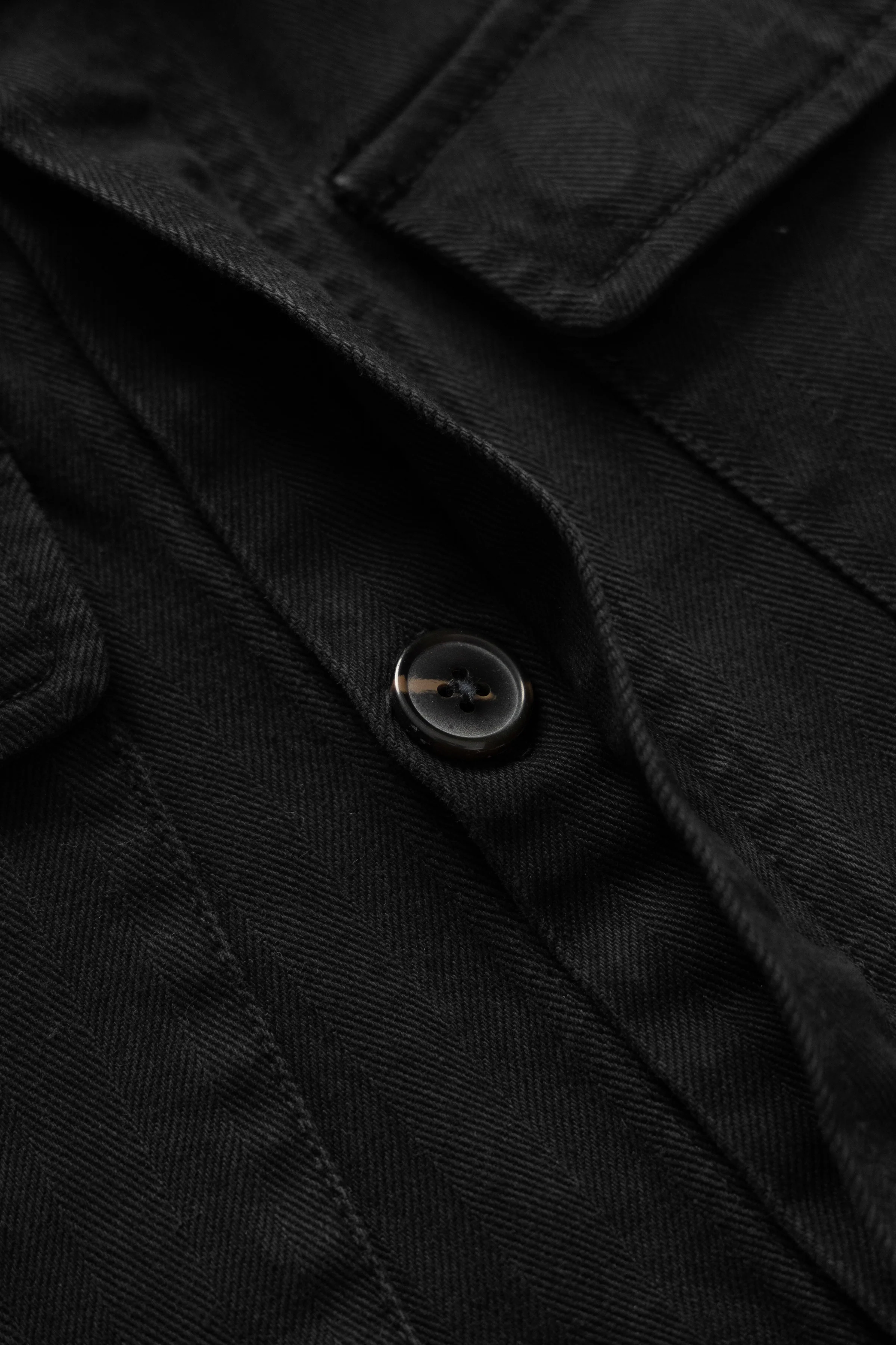 Blacksmith - Herringbone Jungle Jacket - Black - Image 8