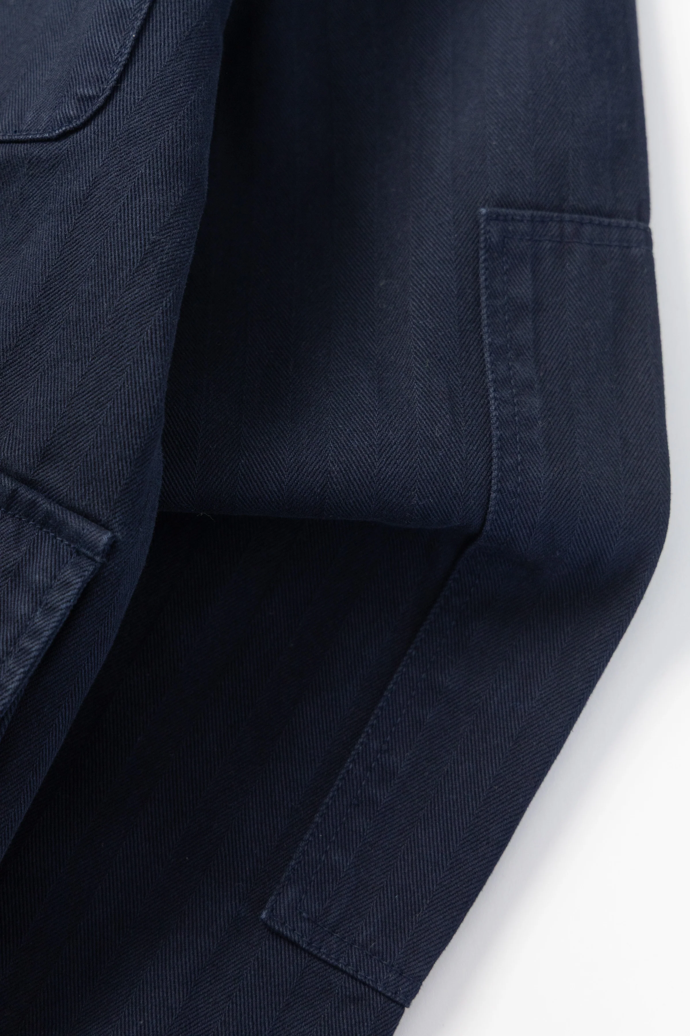 Blacksmith - Herringbone Jungle Jacket - Navy - Image 11