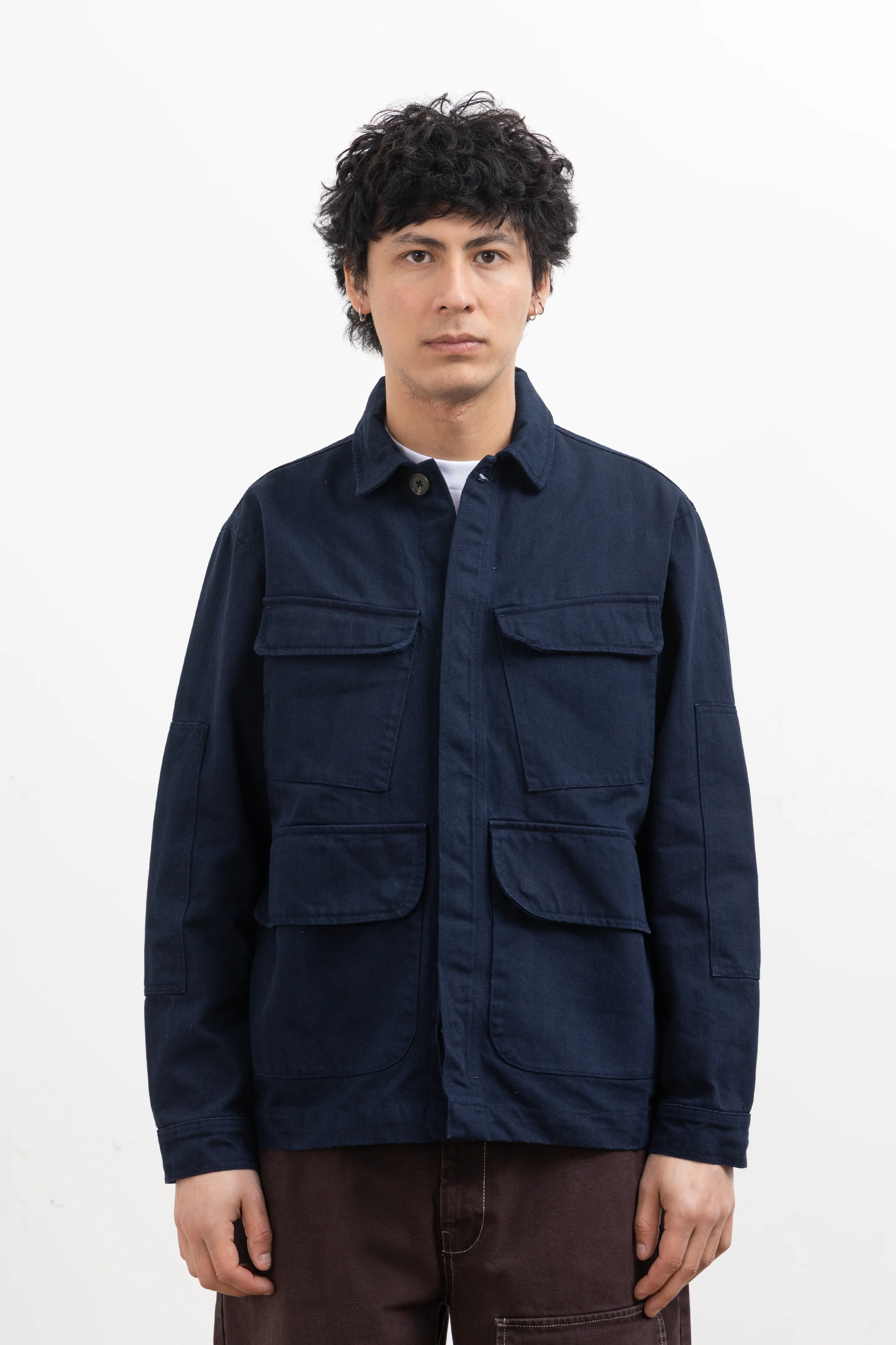 Blacksmith - Herringbone Jungle Jacket - Navy - Image 2