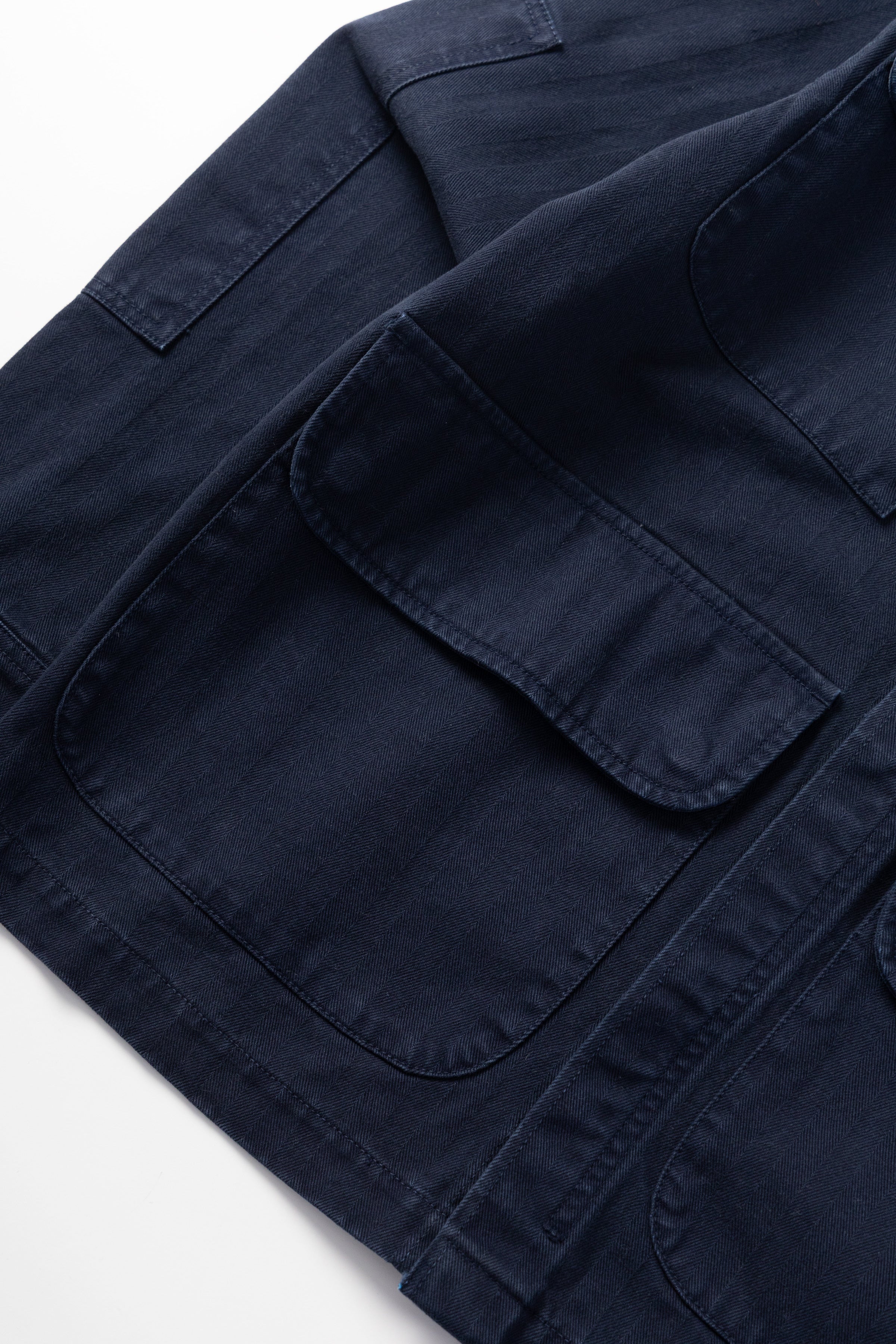 Blacksmith - Herringbone Jungle Jacket - Navy - Image 7