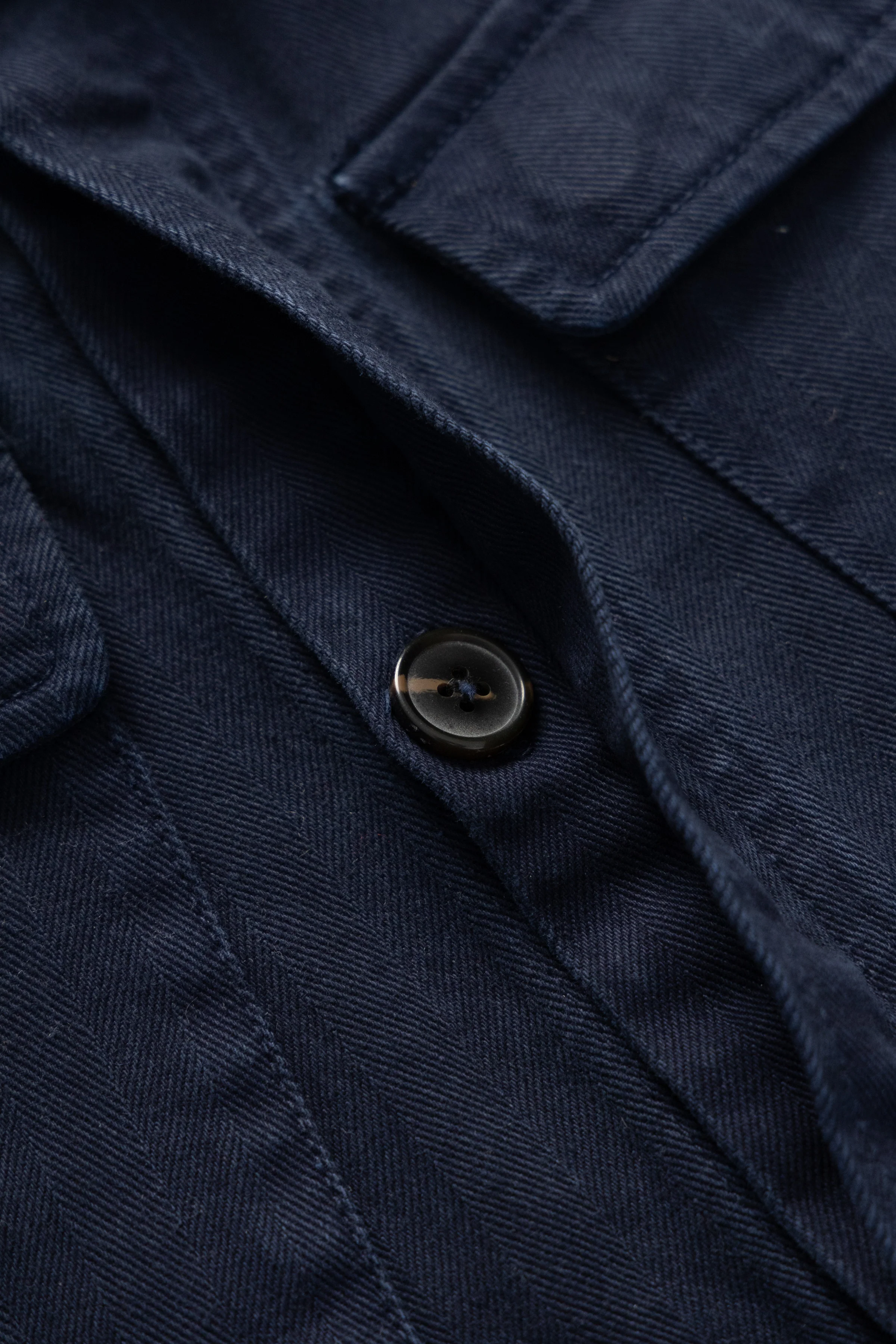 Blacksmith - Herringbone Jungle Jacket - Navy - Image 8