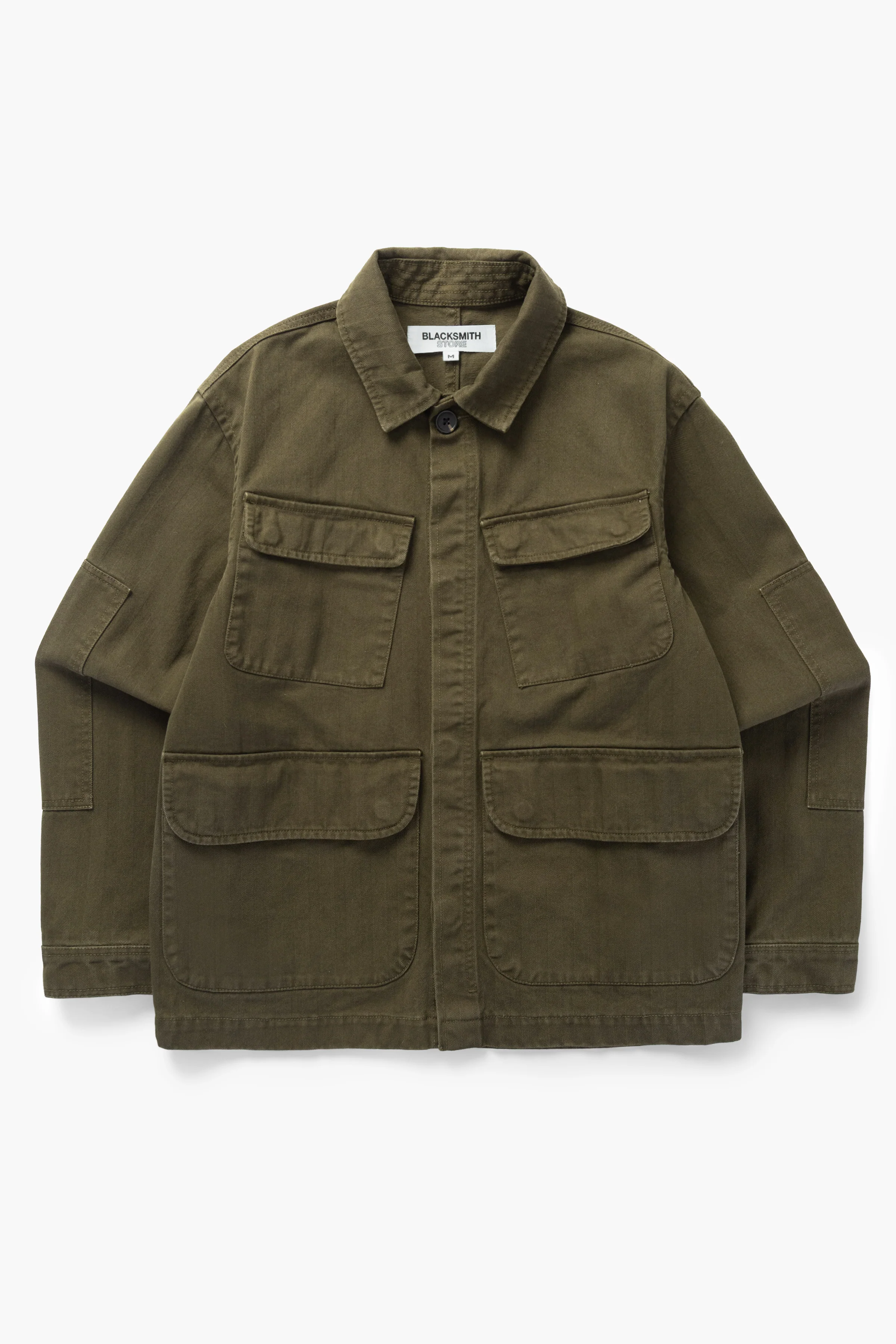 Blacksmith - Herringbone Jungle Jacket - Olive