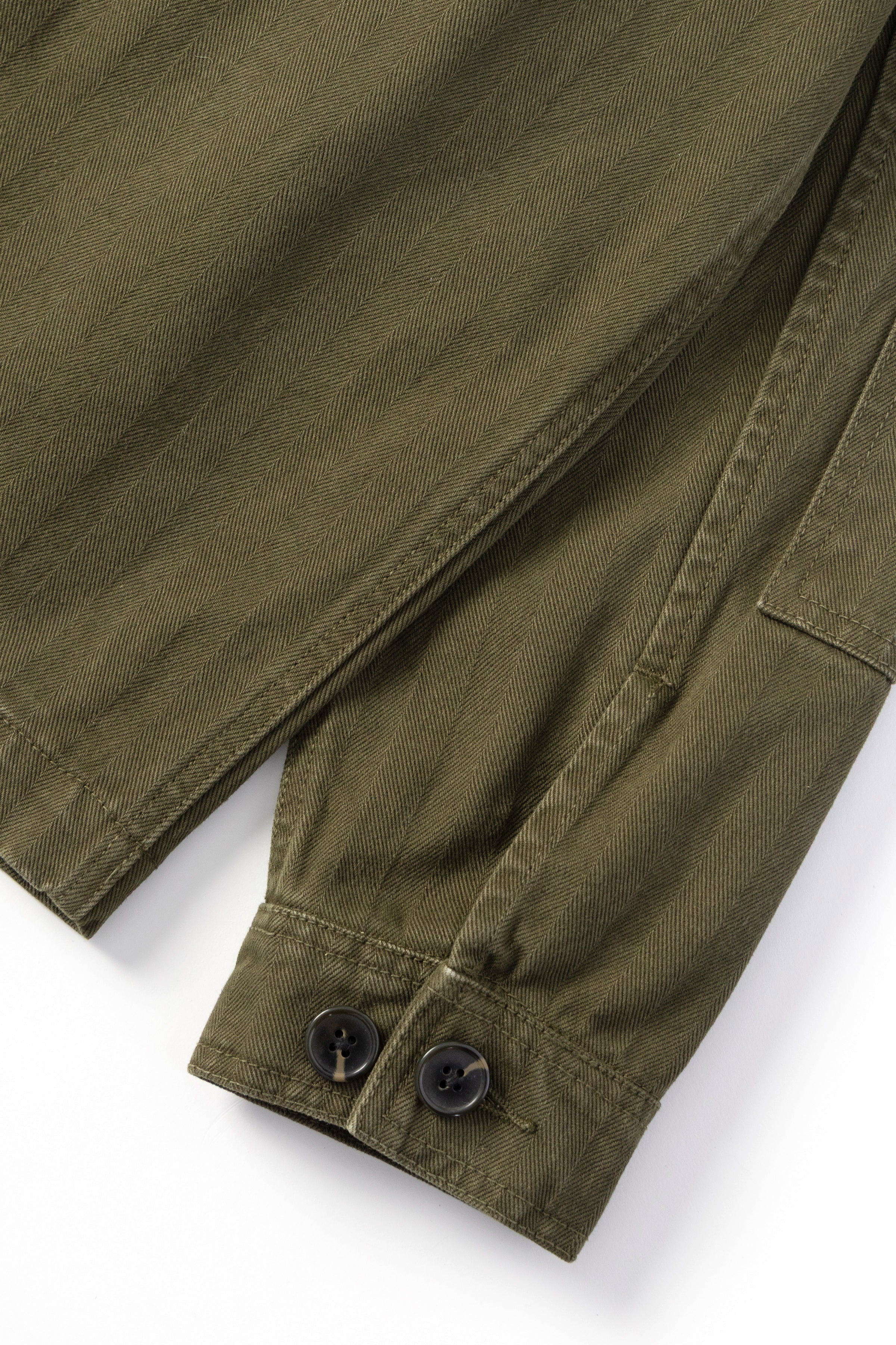 Blacksmith - Herringbone Jungle Jacket - Olive - Image 13