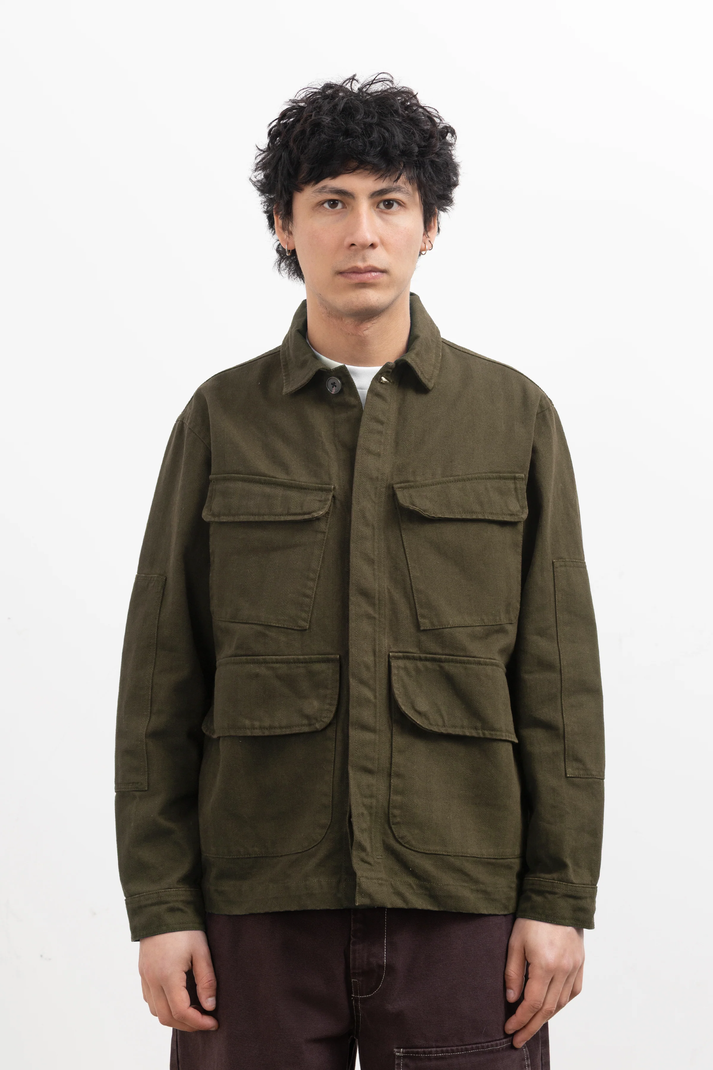 Blacksmith - Herringbone Jungle Jacket - Olive - Image 2