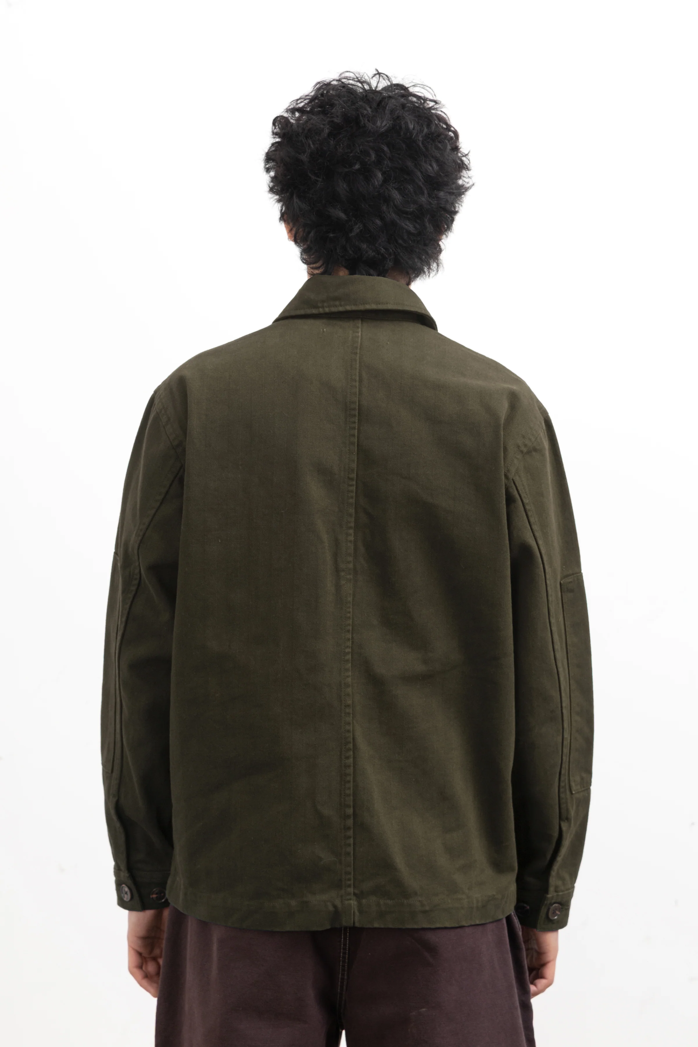 Blacksmith - Herringbone Jungle Jacket - Olive - Image 4