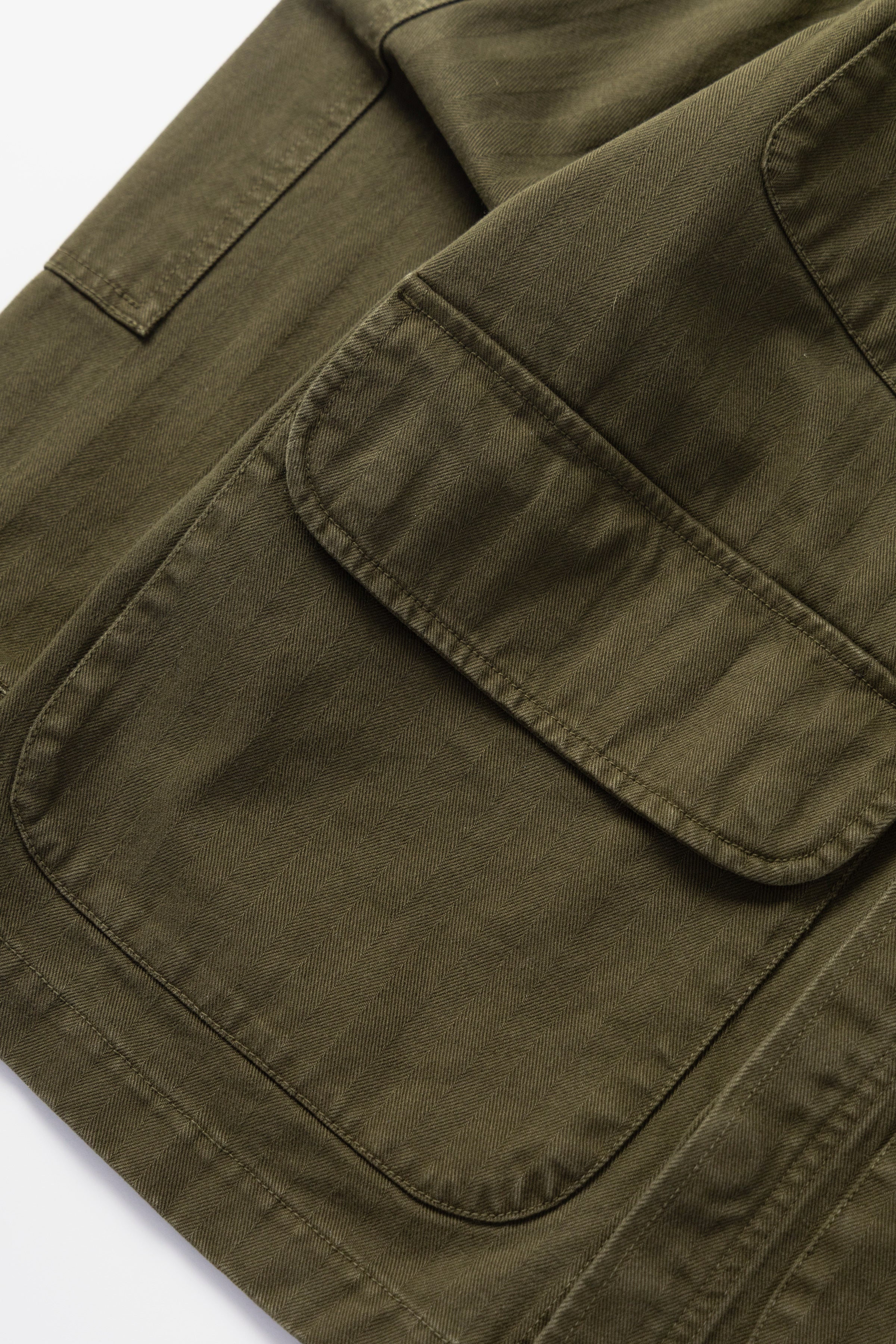 Blacksmith - Herringbone Jungle Jacket - Olive - Image 8