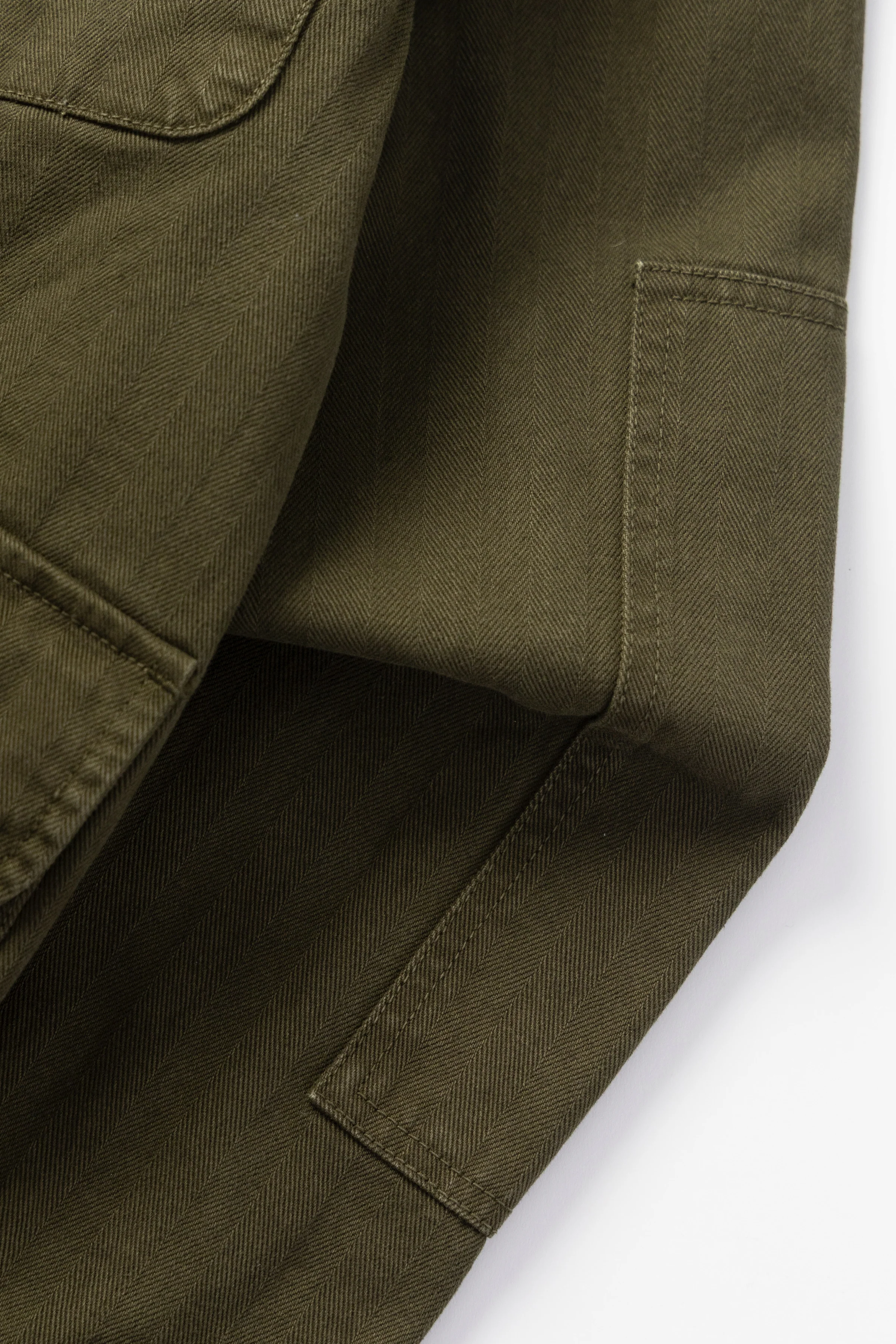Blacksmith - Herringbone Jungle Jacket - Olive - Image 9