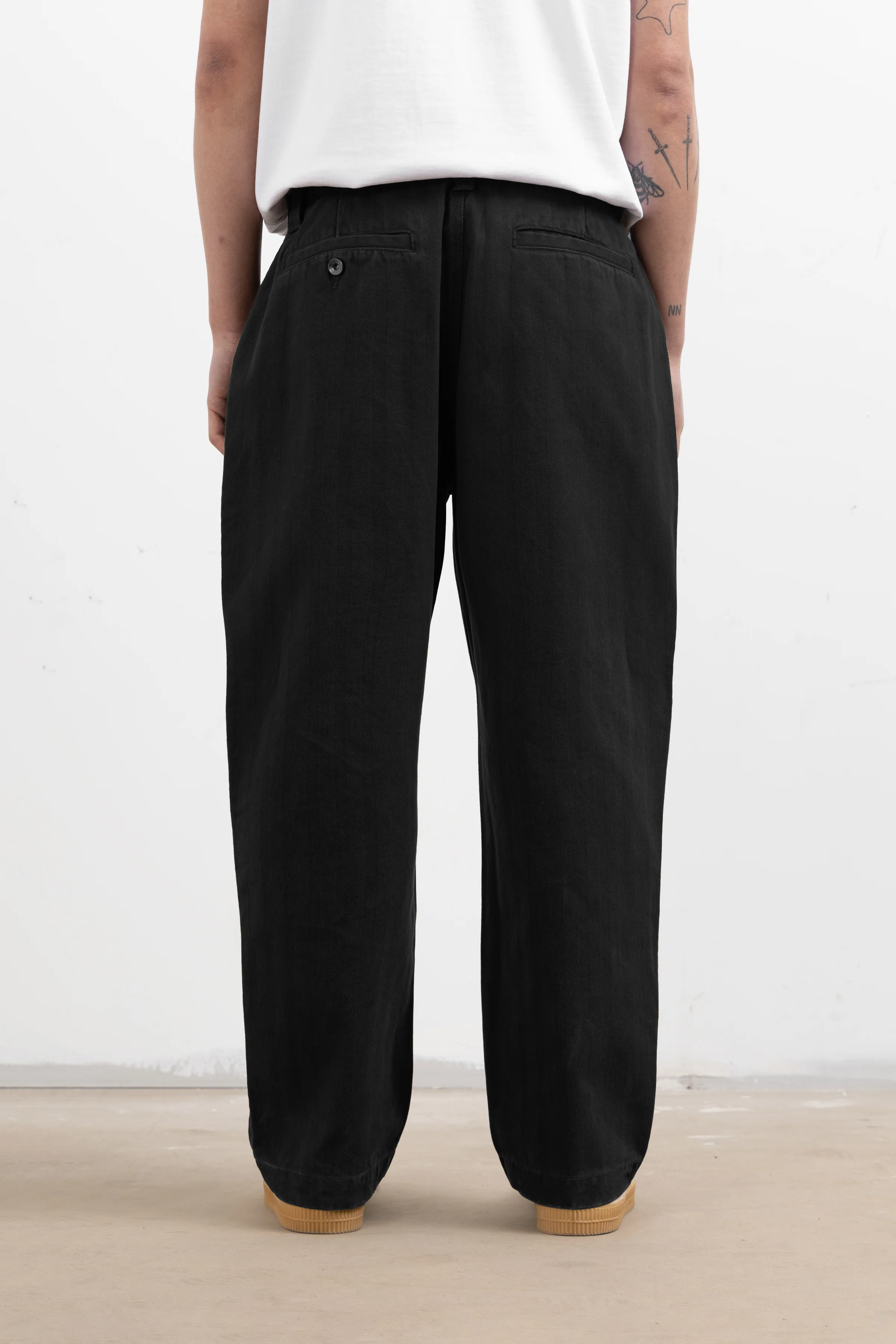 Blacksmith - Herringbone Work Pants - Black - Image 4