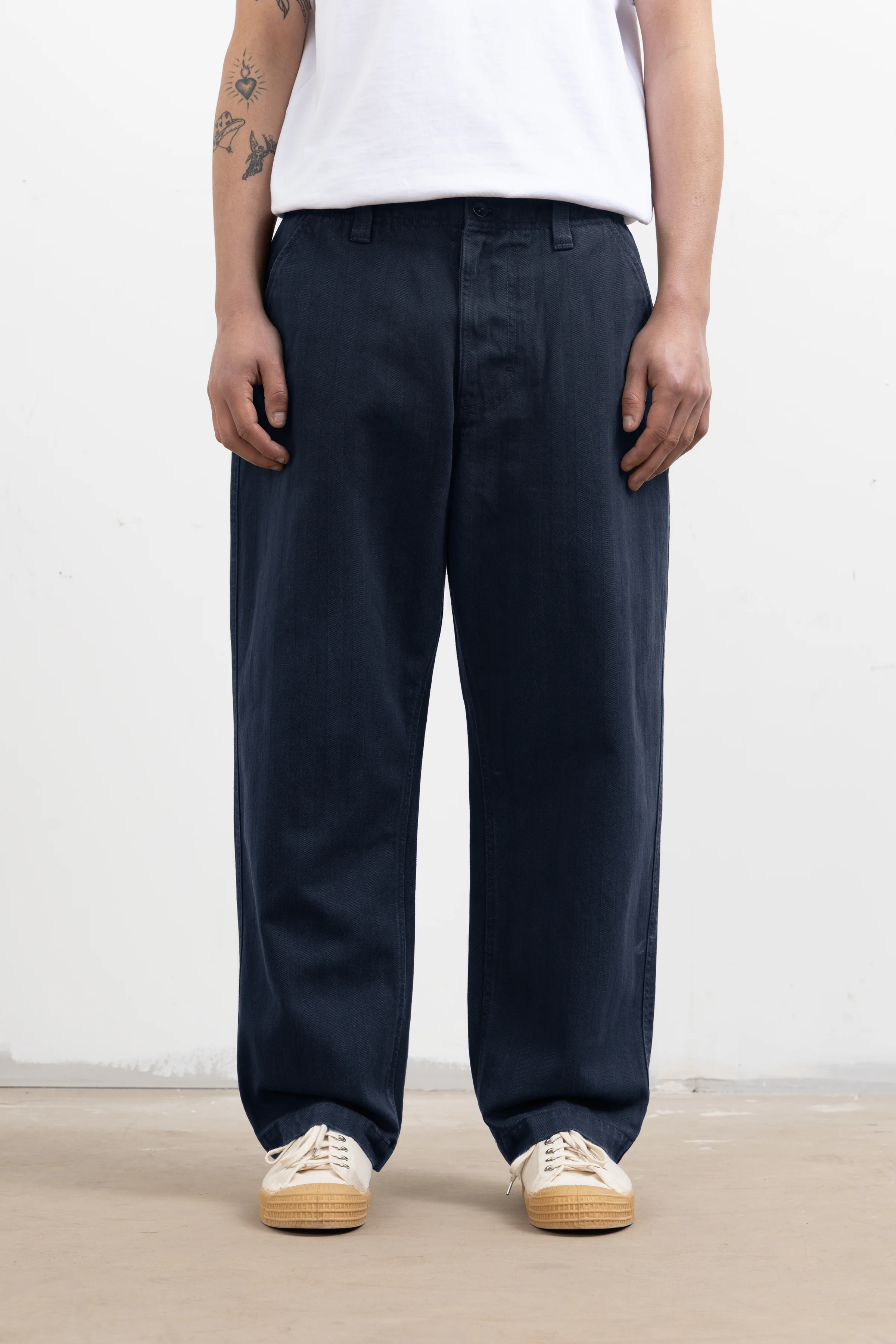 Blacksmith - Herringbone Work Pants - Navy - Image 2