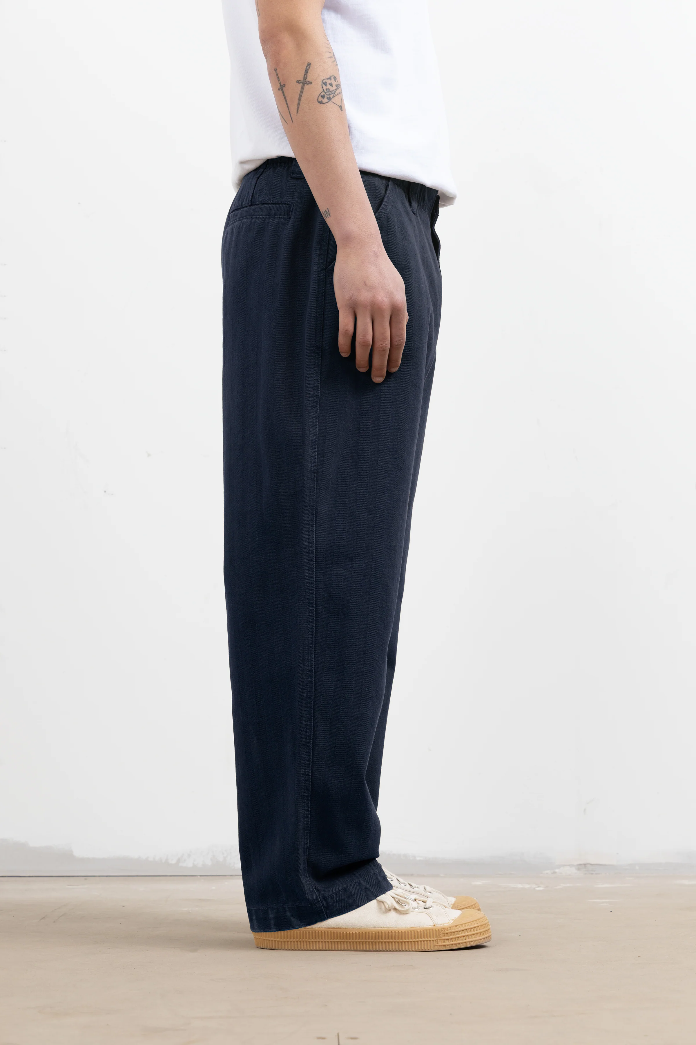 Blacksmith - Herringbone Work Pants - Navy - Image 3