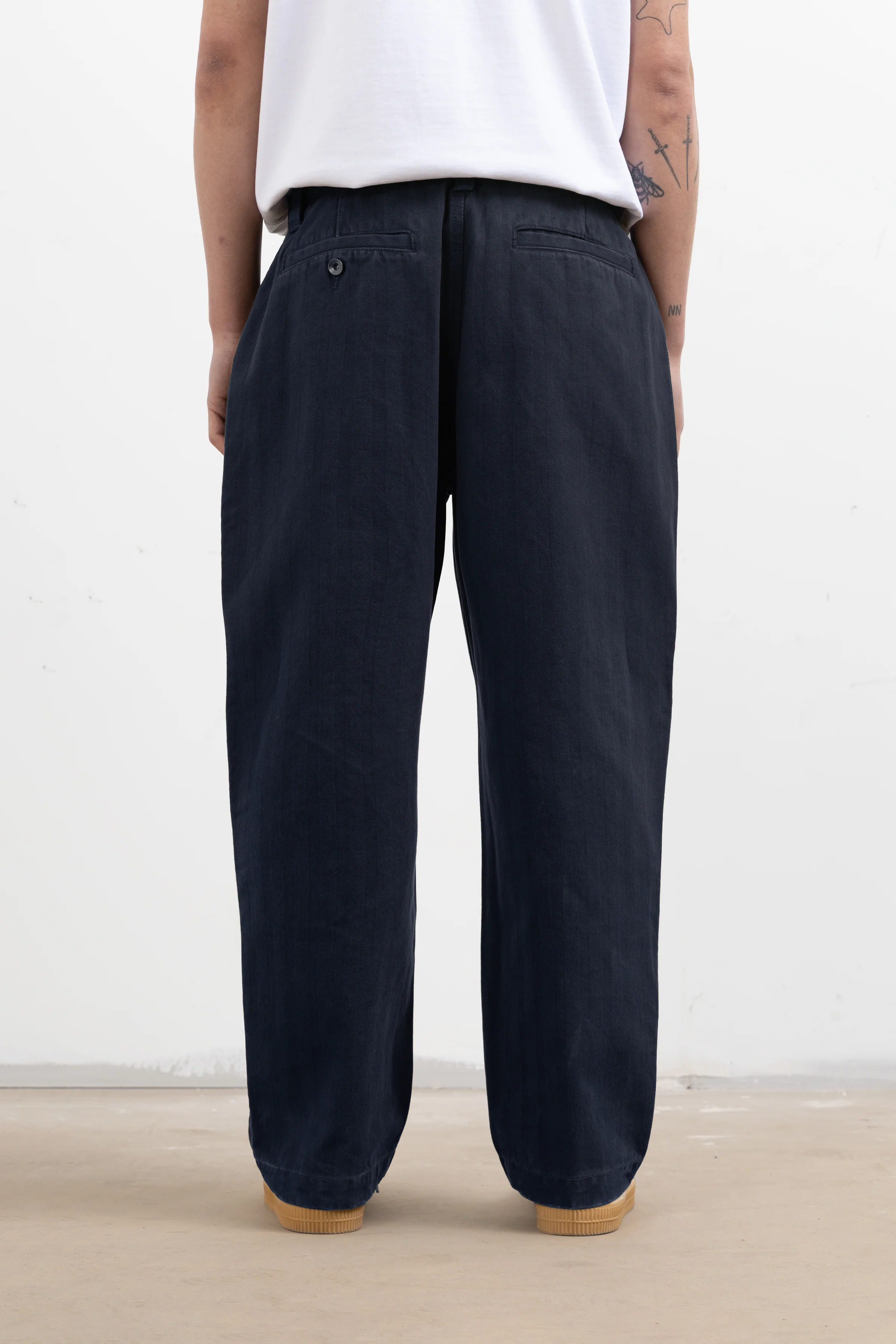 Blacksmith - Herringbone Work Pants - Navy - Image 4
