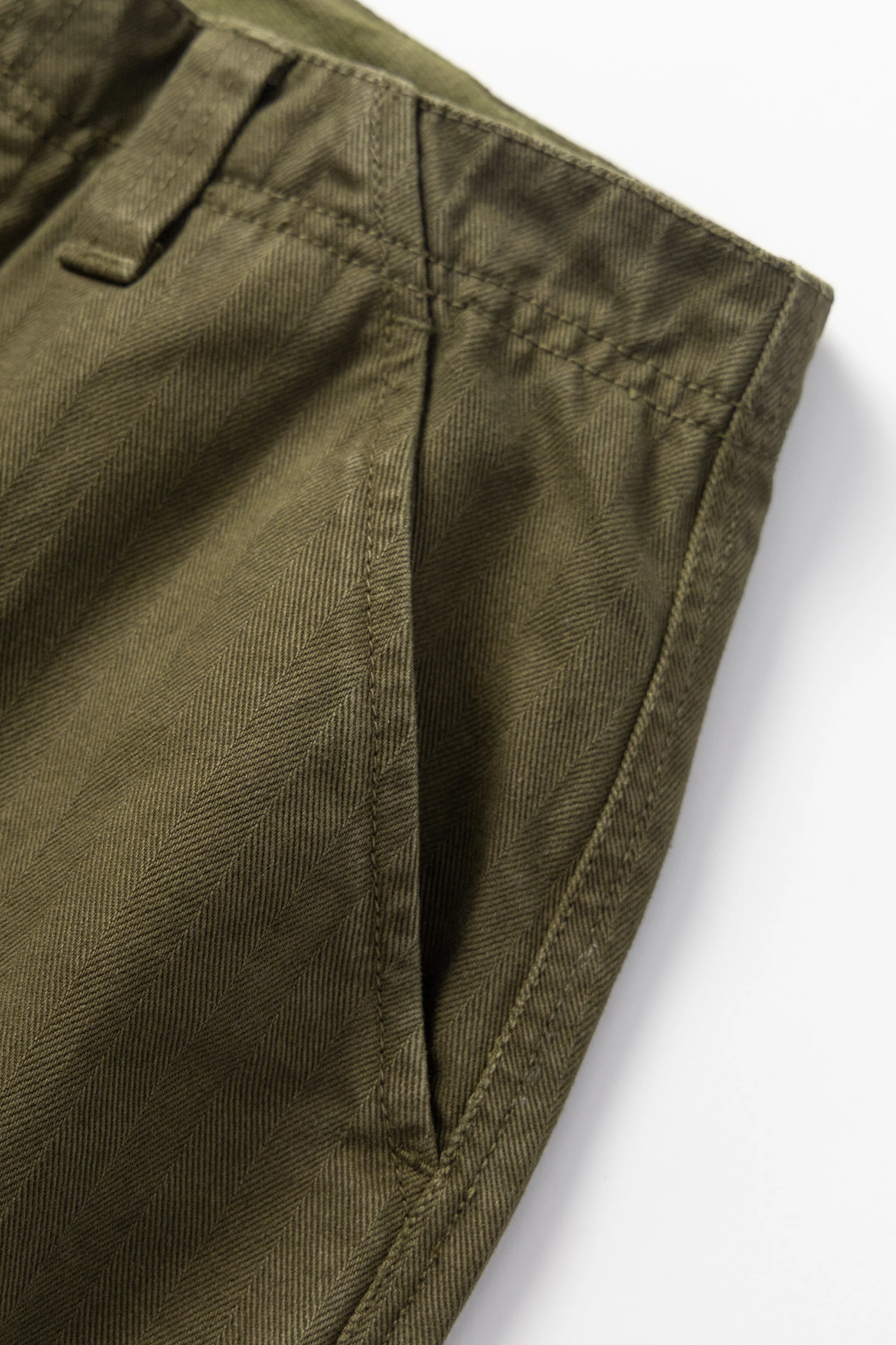 Blacksmith - Herringbone Work Pants - Olive - Image 7