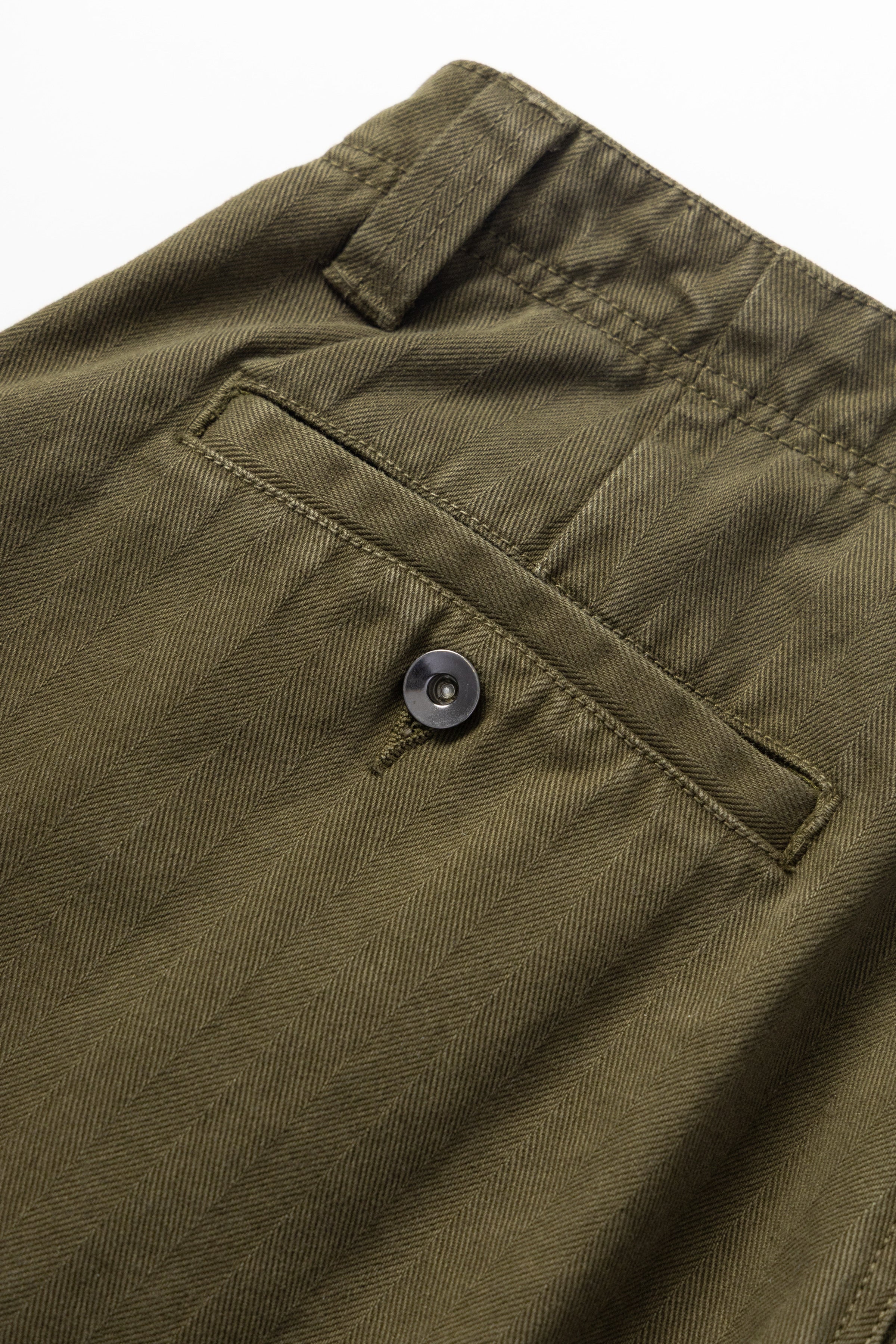Blacksmith - Herringbone Work Pants - Olive - Image 9