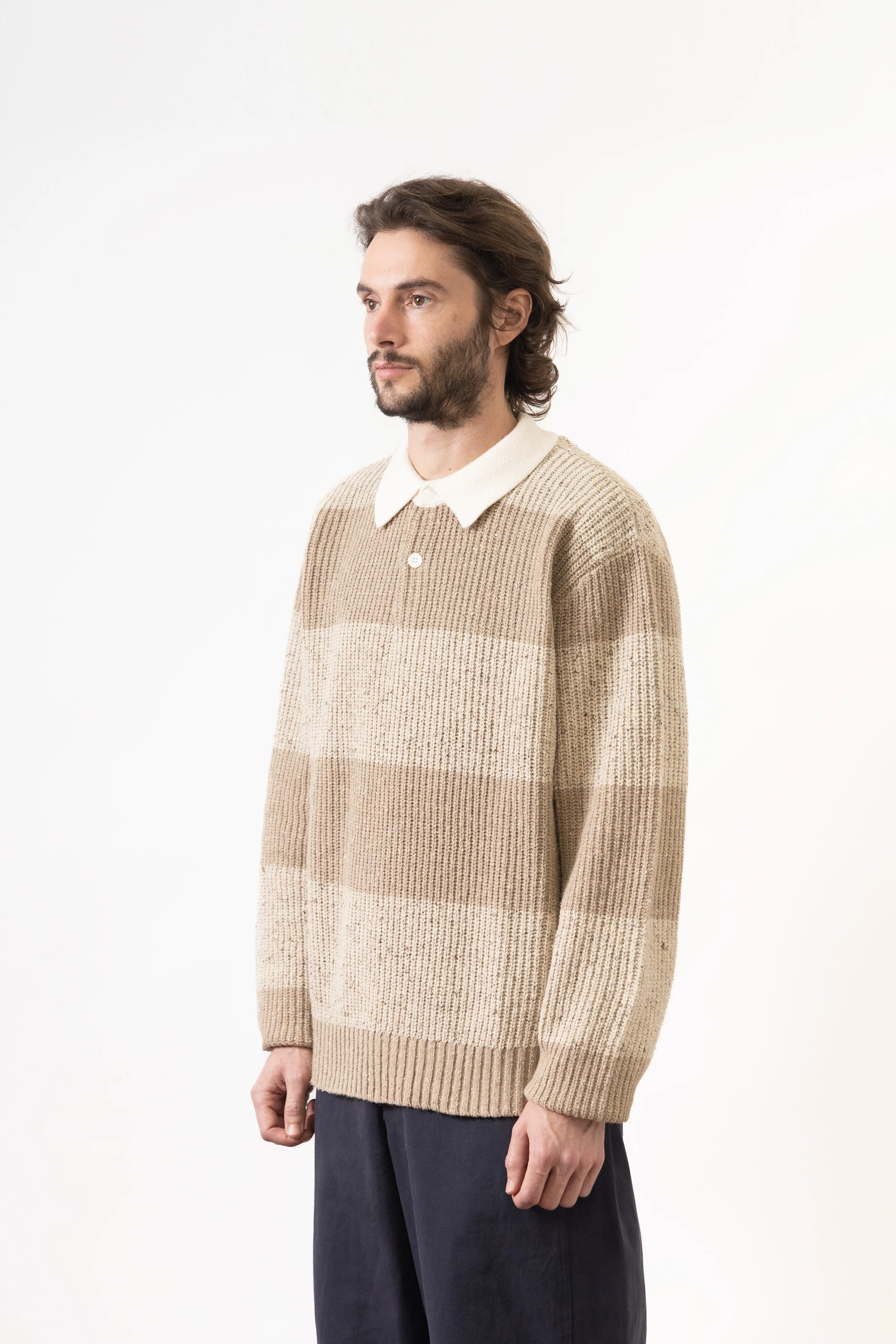 Blacksmith - Knitted Rugby - Natural - Image 3