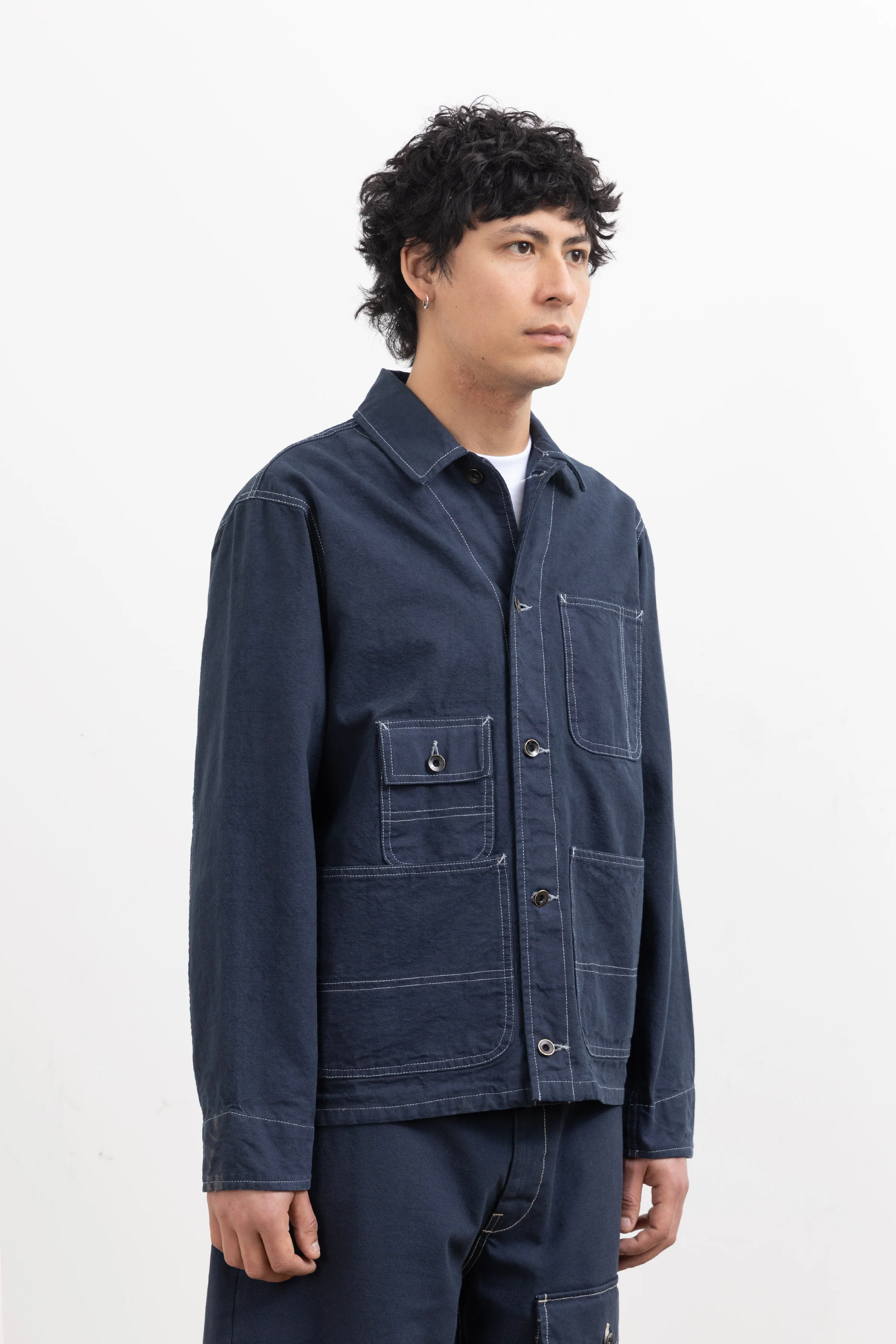 Blacksmith - Labour Jacket - Navy - Image 3