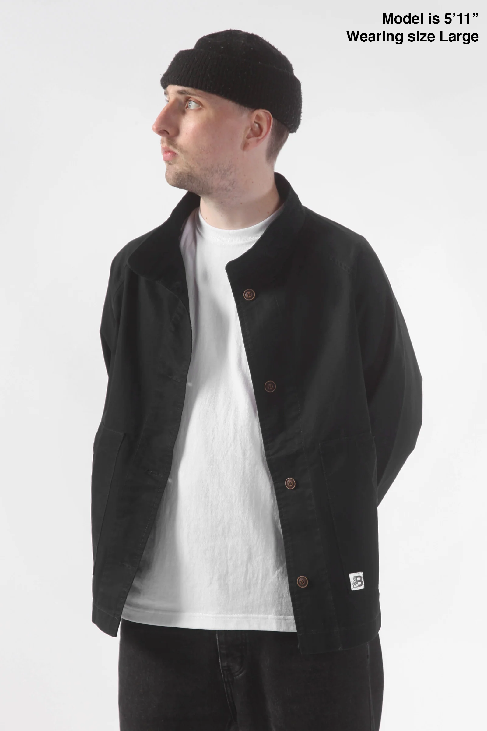 Blacksmith - Left Handed Work Jacket - Black - Image 2