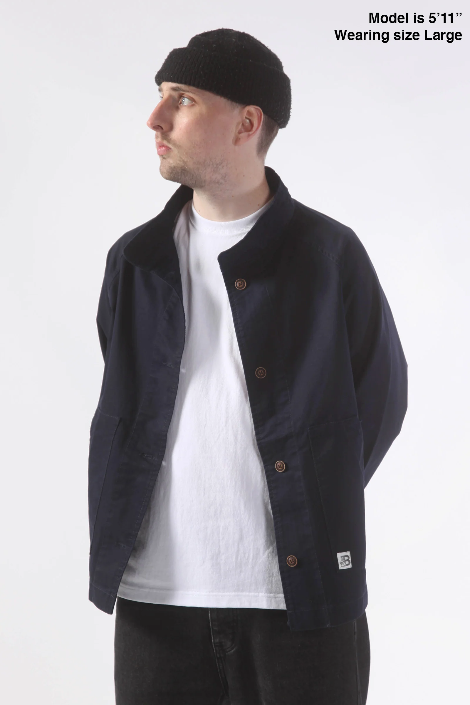 Blacksmith - Left Handed Work Jacket - Navy - Image 2