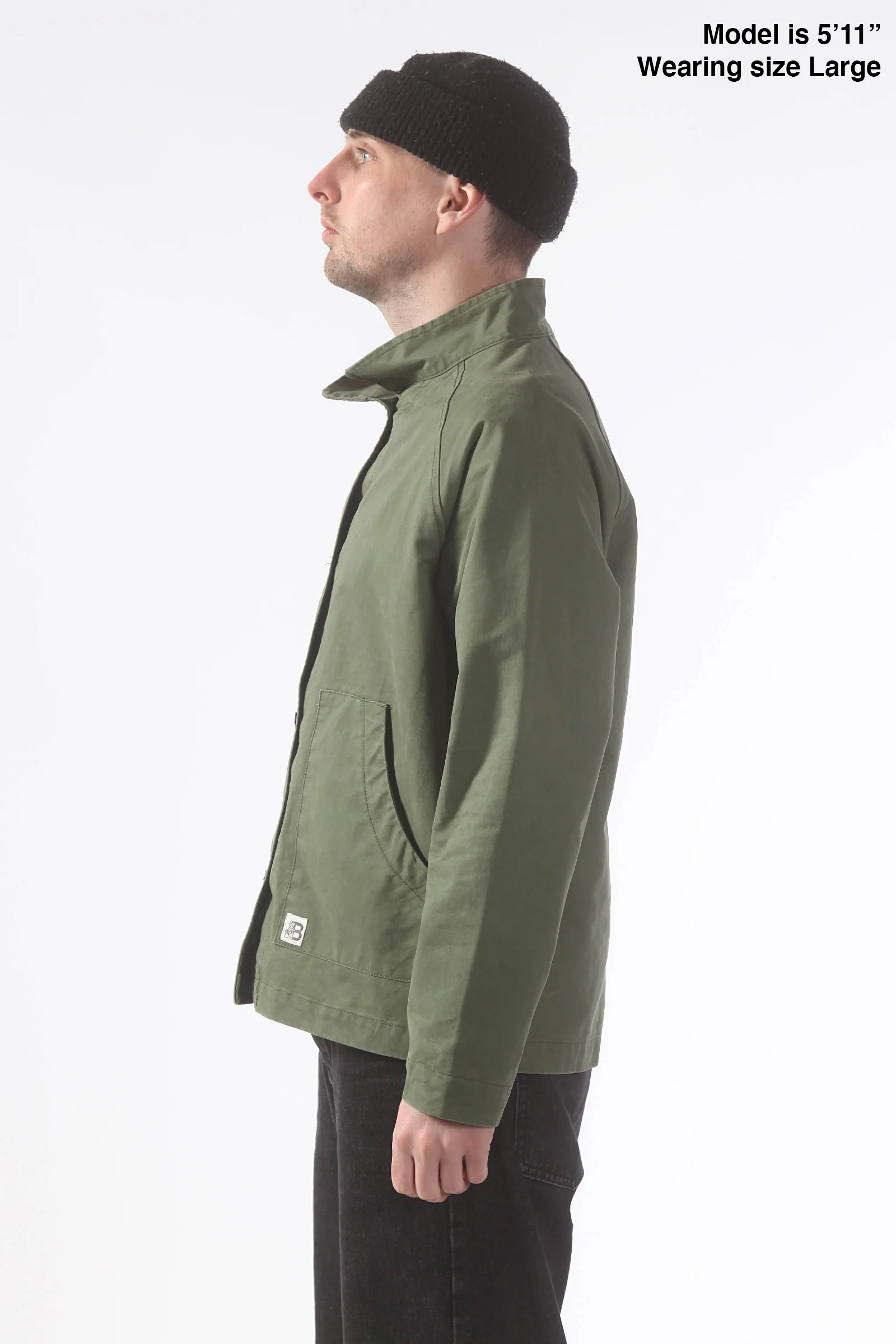 Blacksmith - Left Handed Work Jacket - Olive - Image 3