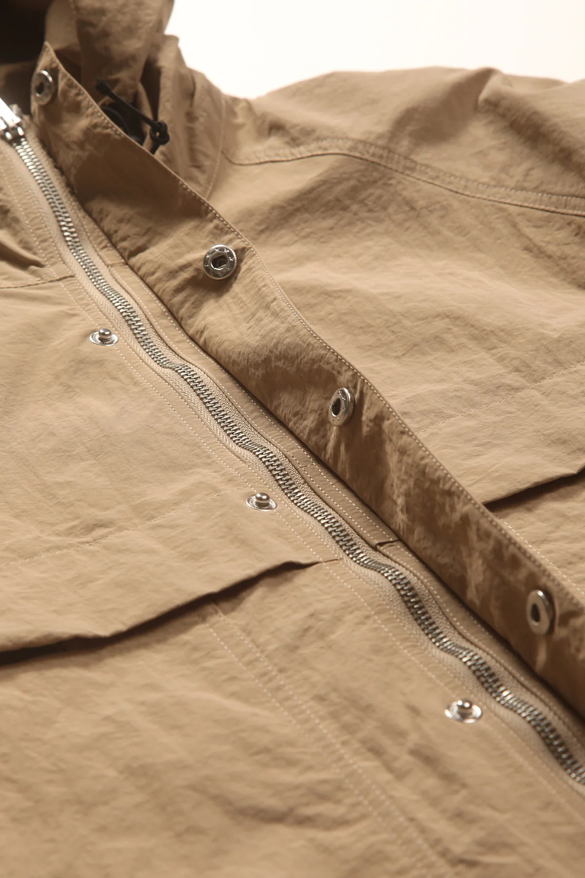 Blacksmith - Lightweight Nylon Angling Parka - Beige - Image 4