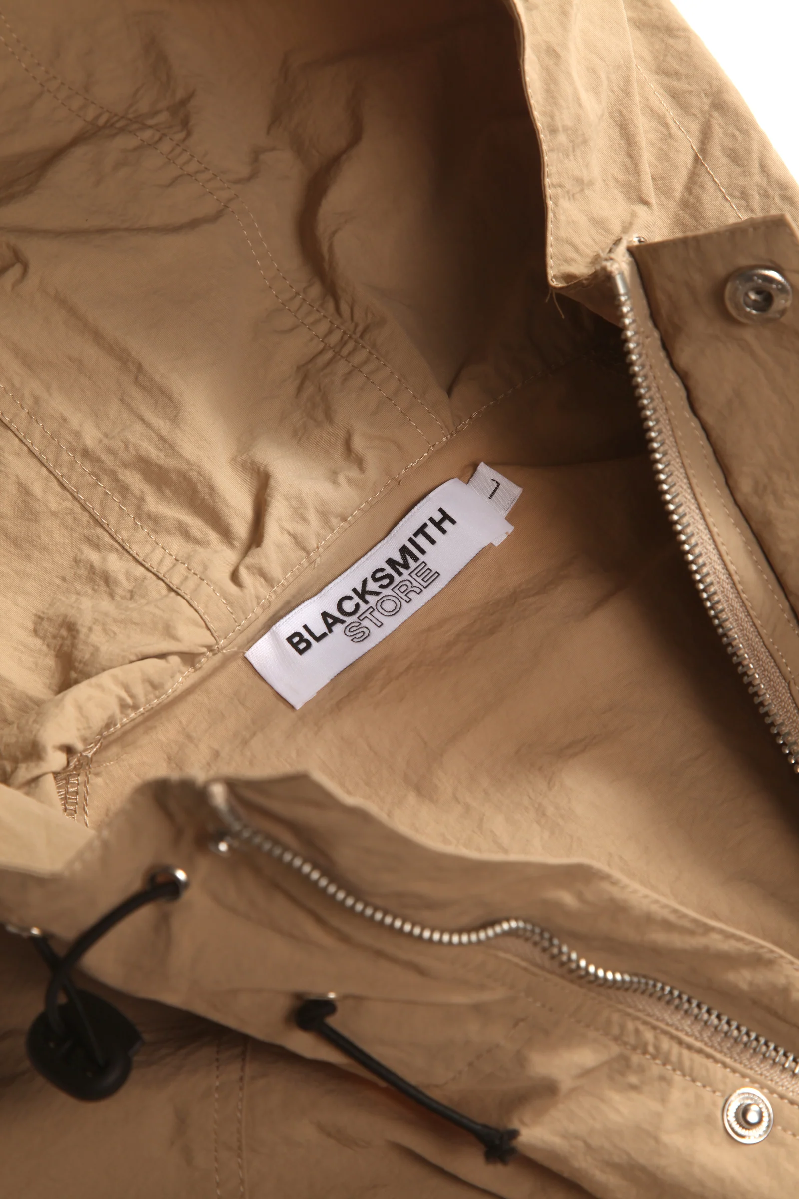 Blacksmith - Lightweight Nylon Angling Parka - Beige - Image 5