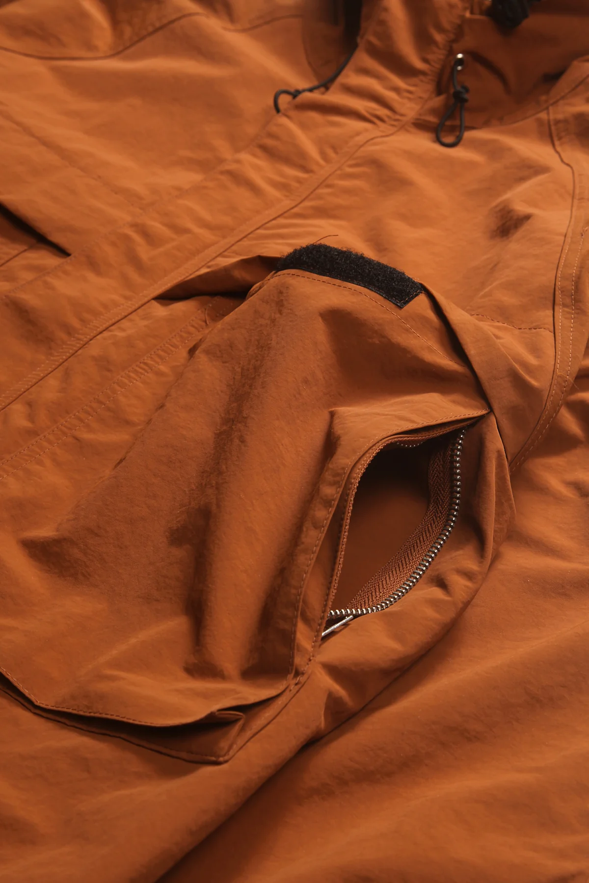 Blacksmith - Lightweight Nylon Angling Parka - Rust - Image 4