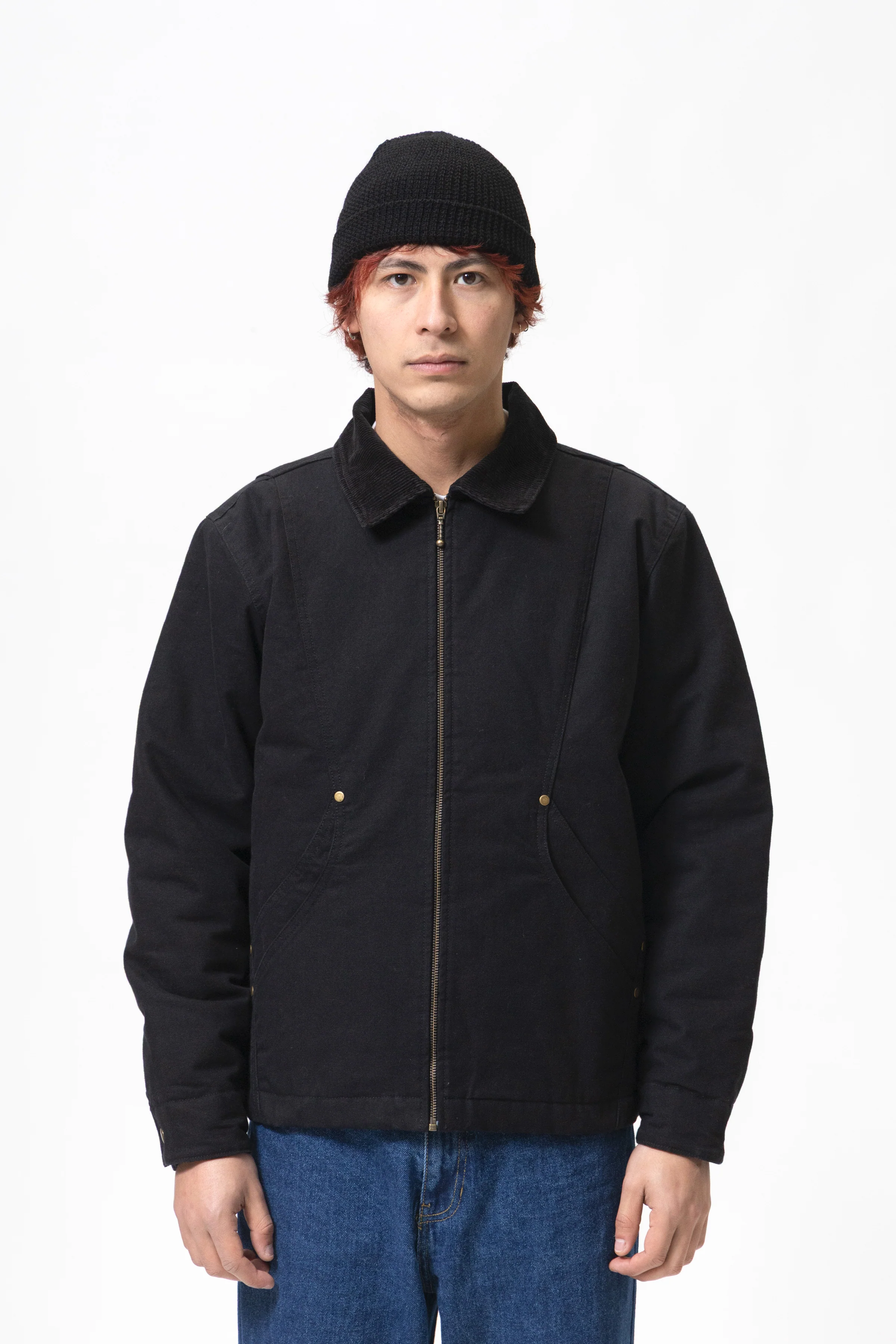 Blacksmith - Lined Work Jacket - Black - Image 2