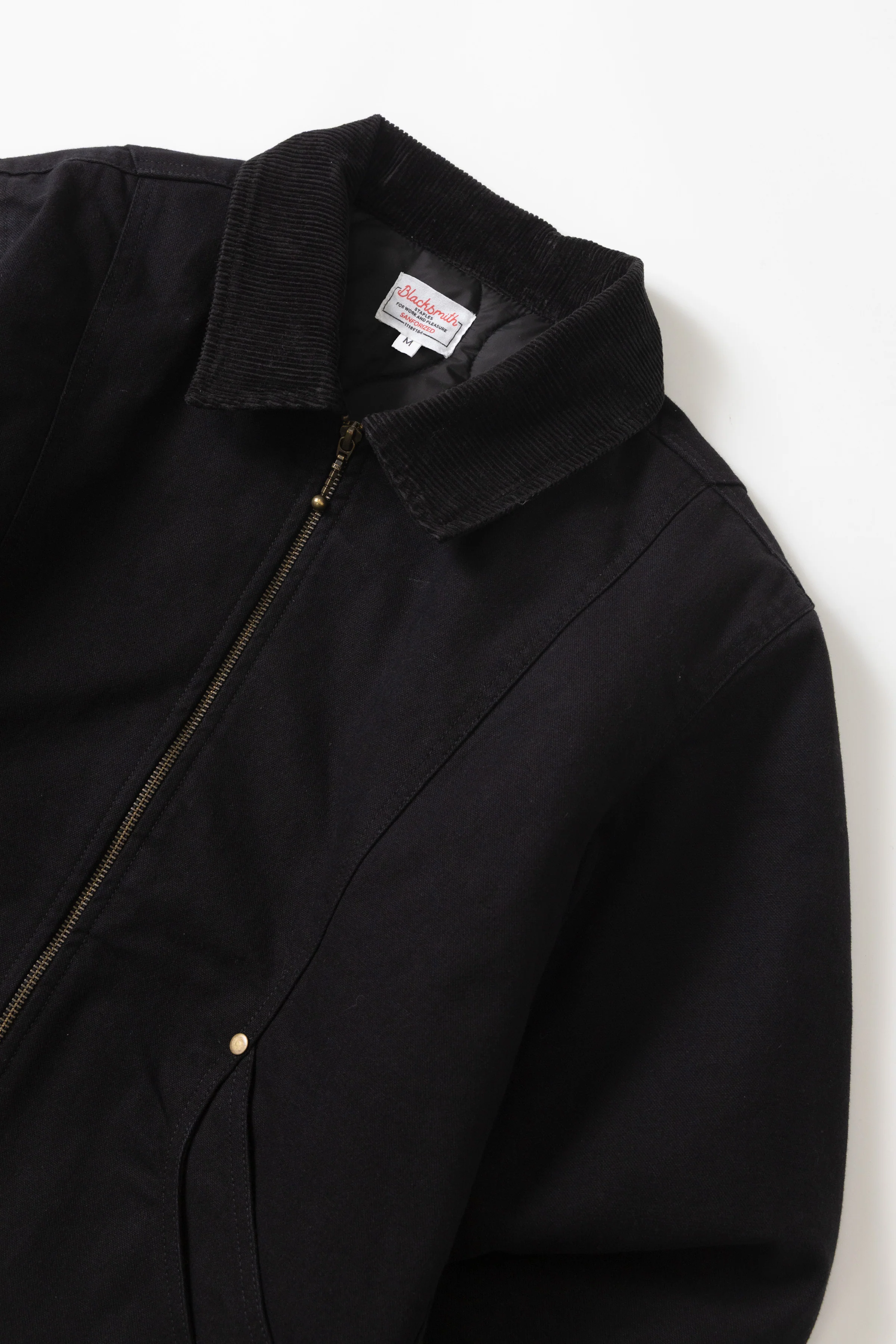 Blacksmith - Lined Work Jacket - Black - Image 7