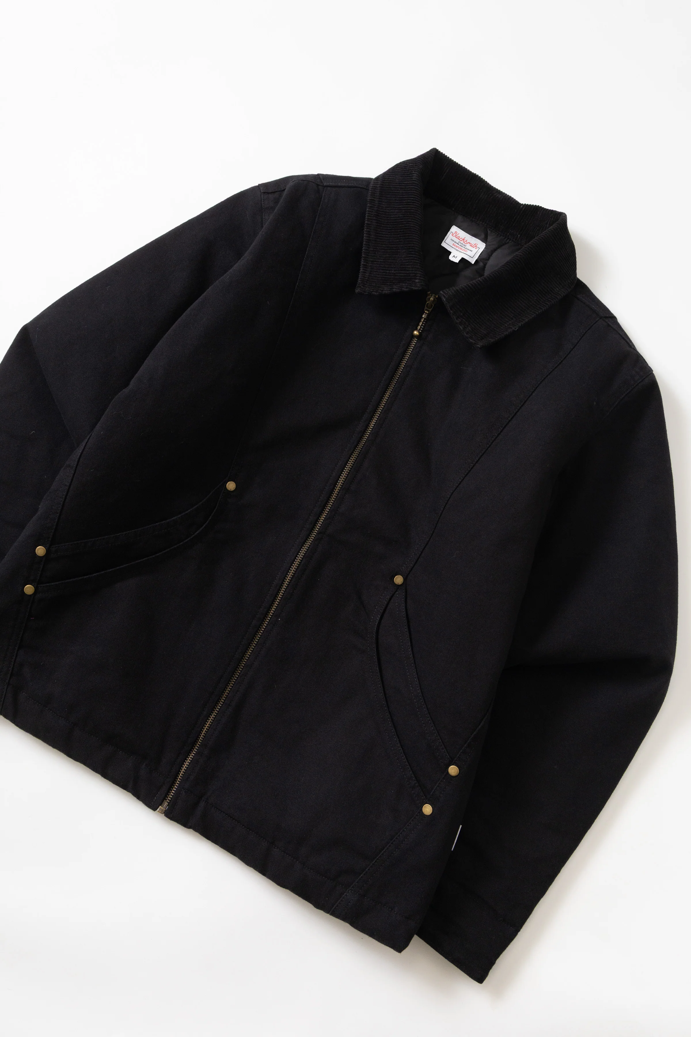 Blacksmith - Lined Work Jacket - Black - Image 8