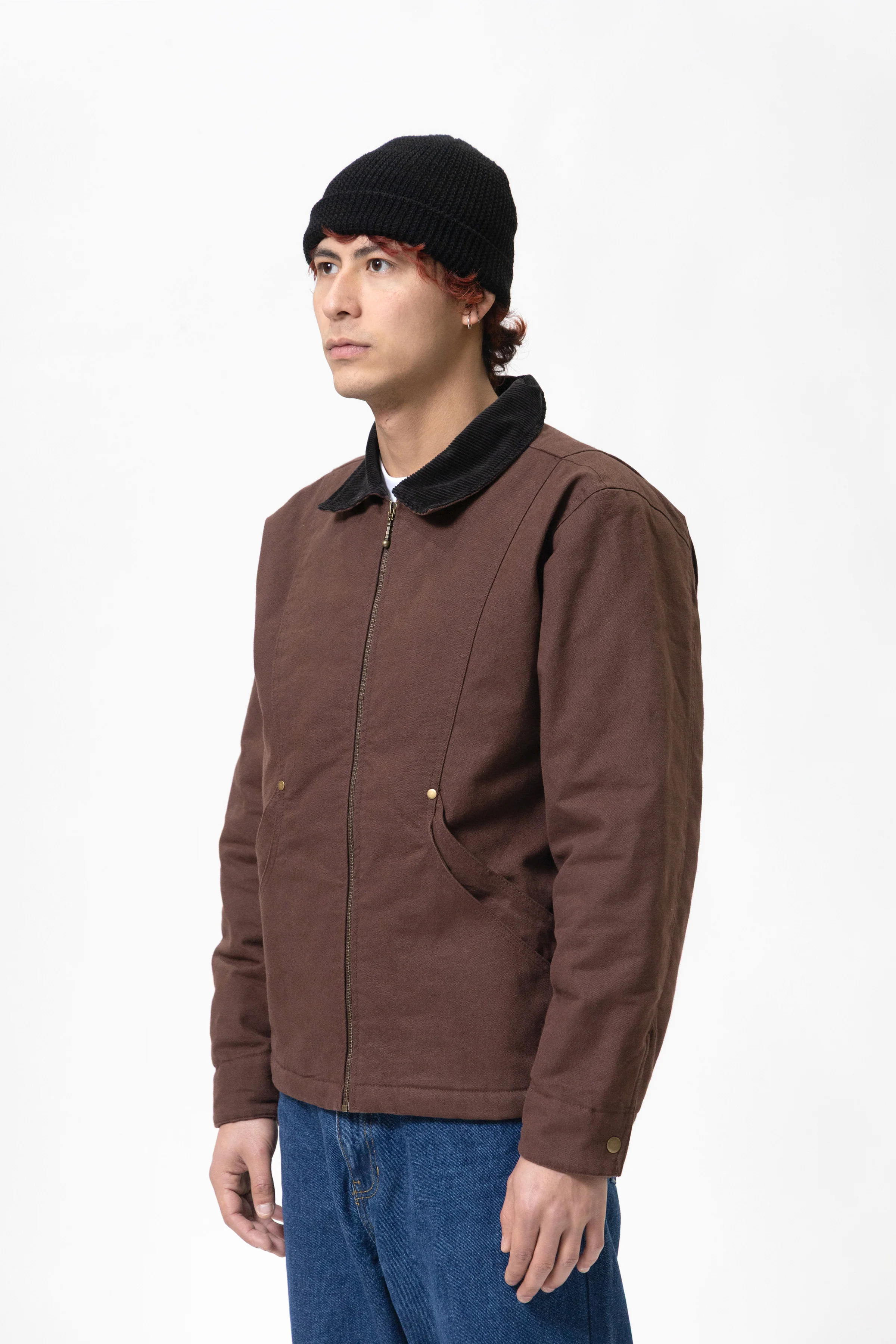 Blacksmith - Lined Work Jacket - Brown - Image 4