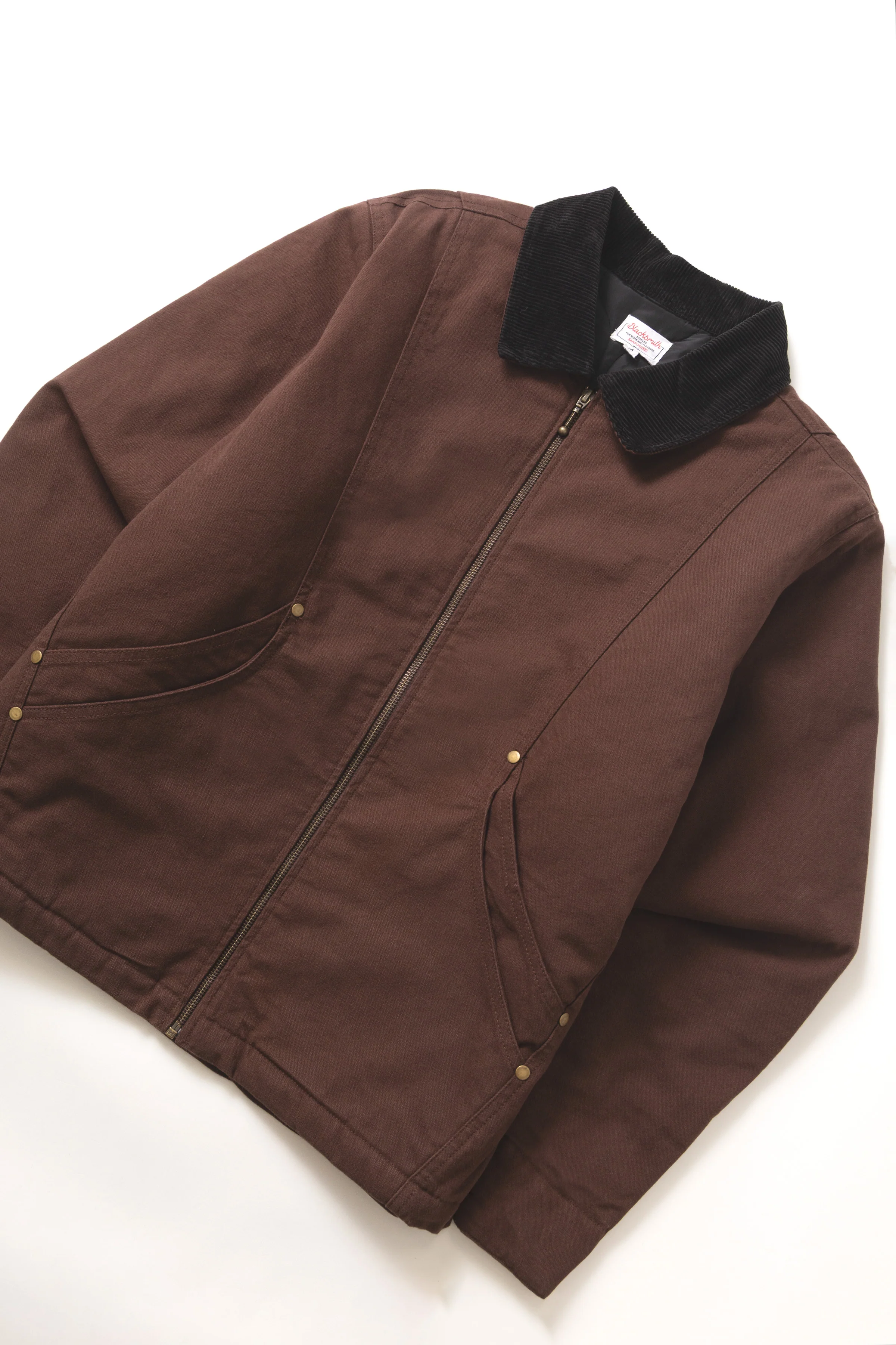Blacksmith - Lined Work Jacket - Brown - Image 8