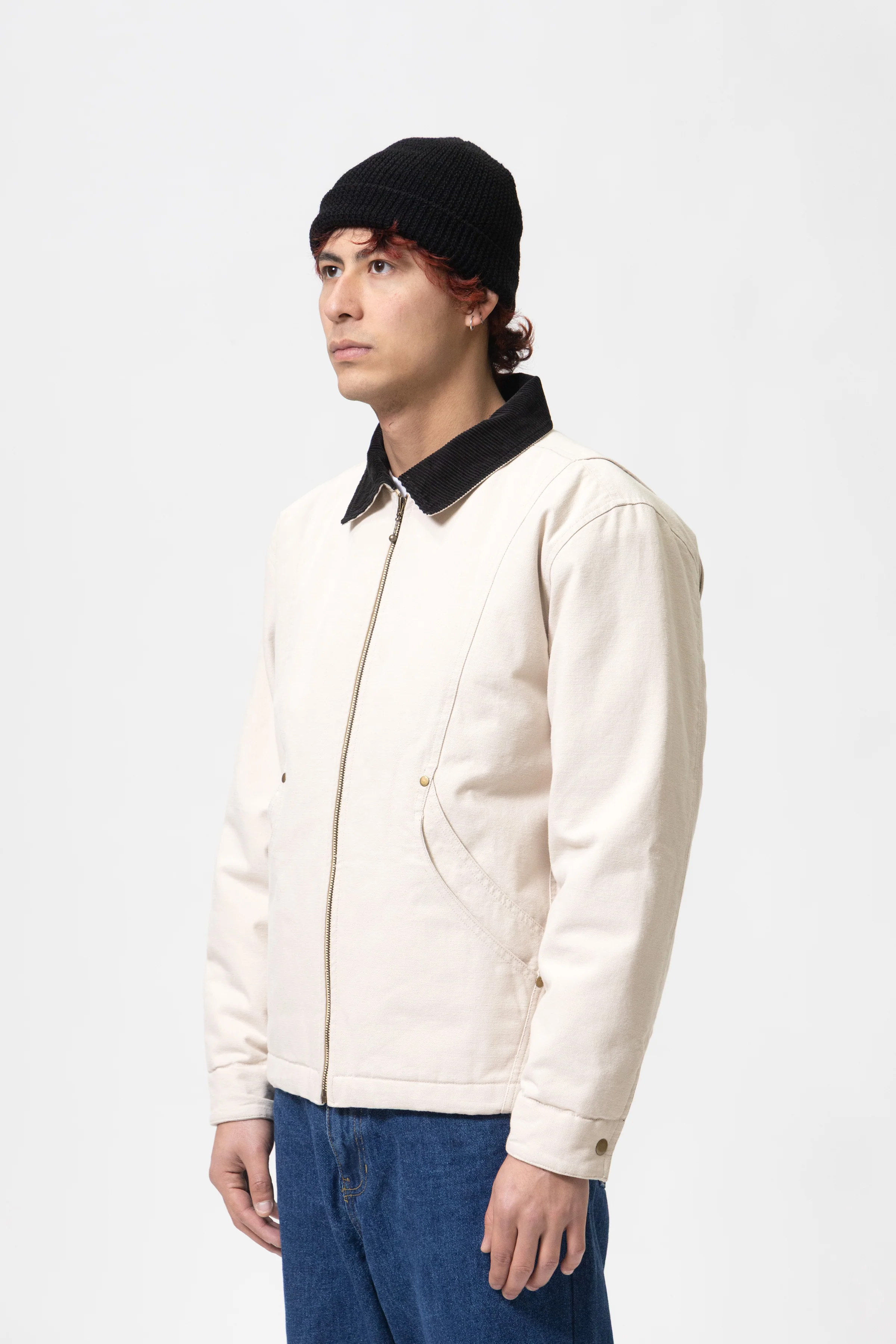 Blacksmith - Lined Work Jacket - Ecru - Image 3