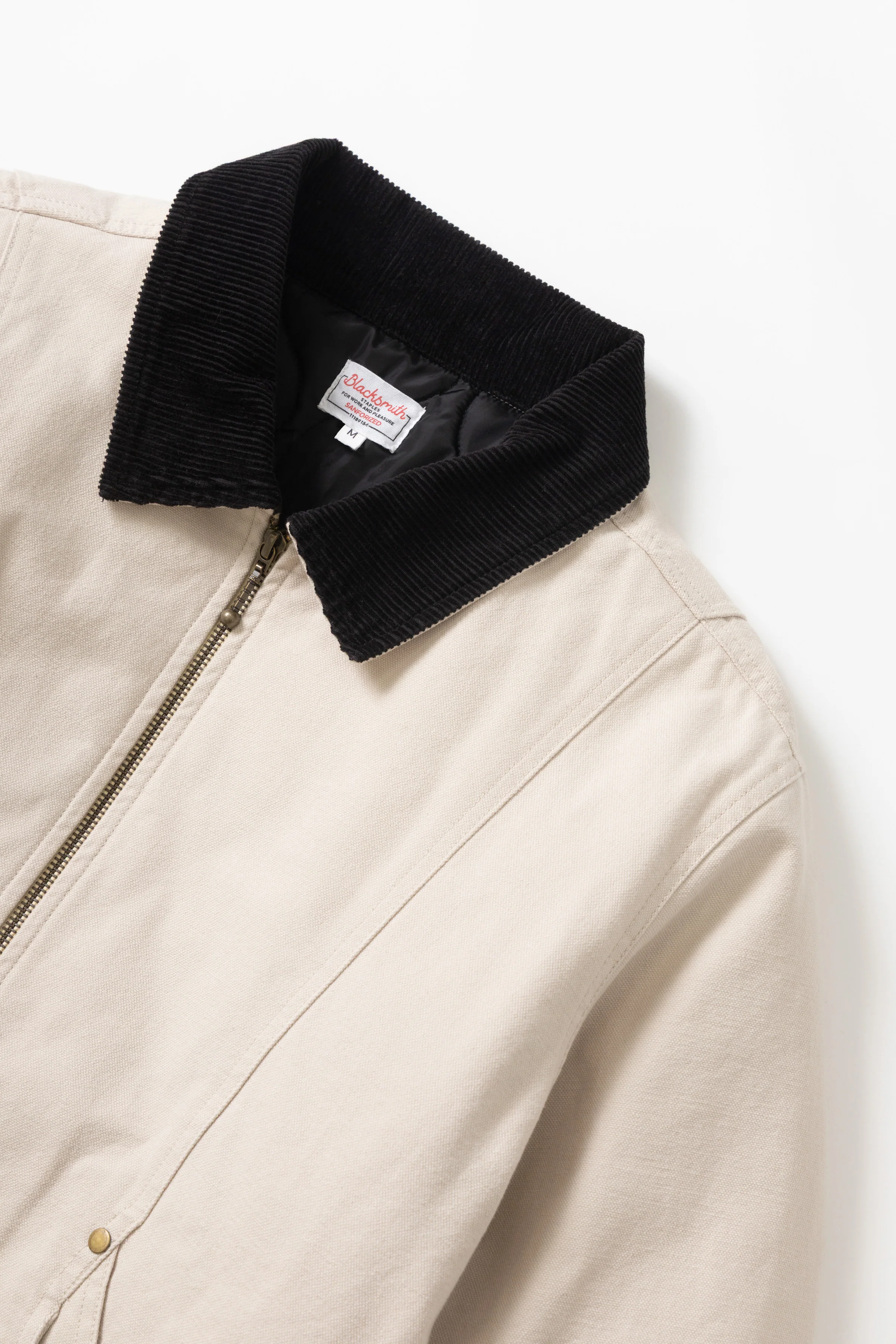 Blacksmith - Lined Work Jacket - Ecru - Image 6