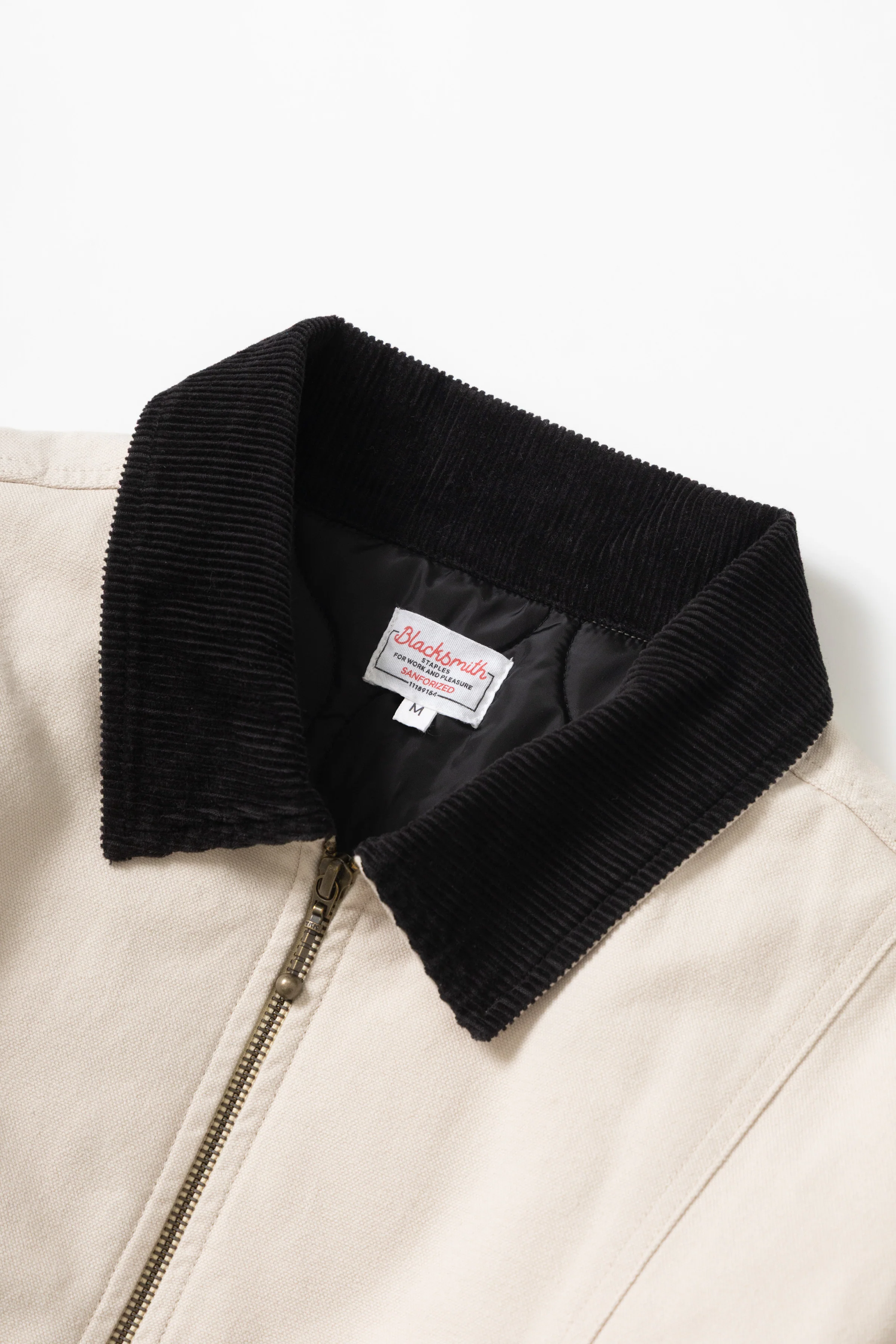 Blacksmith - Lined Work Jacket - Ecru - Image 7