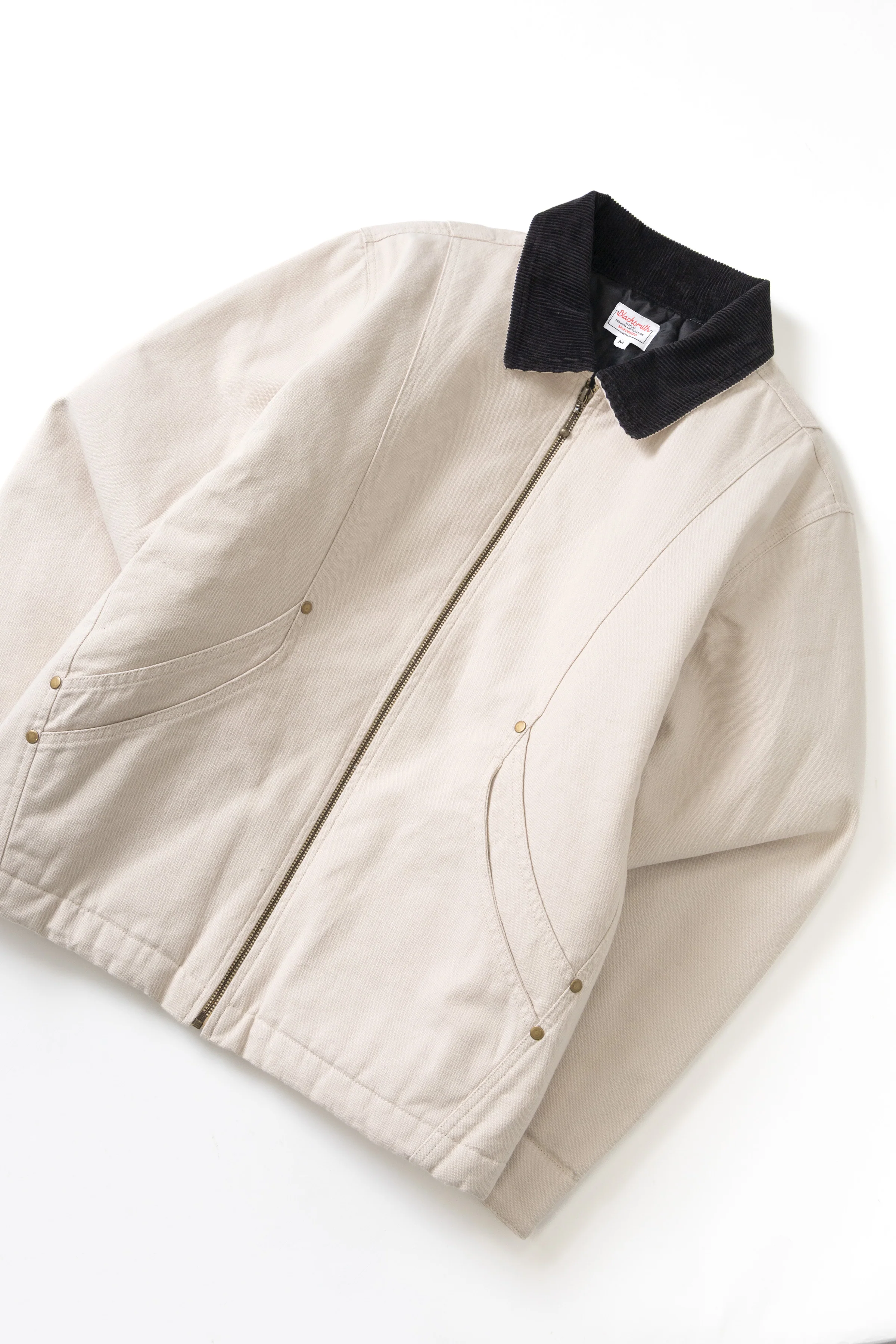 Blacksmith - Lined Work Jacket - Ecru - Image 8