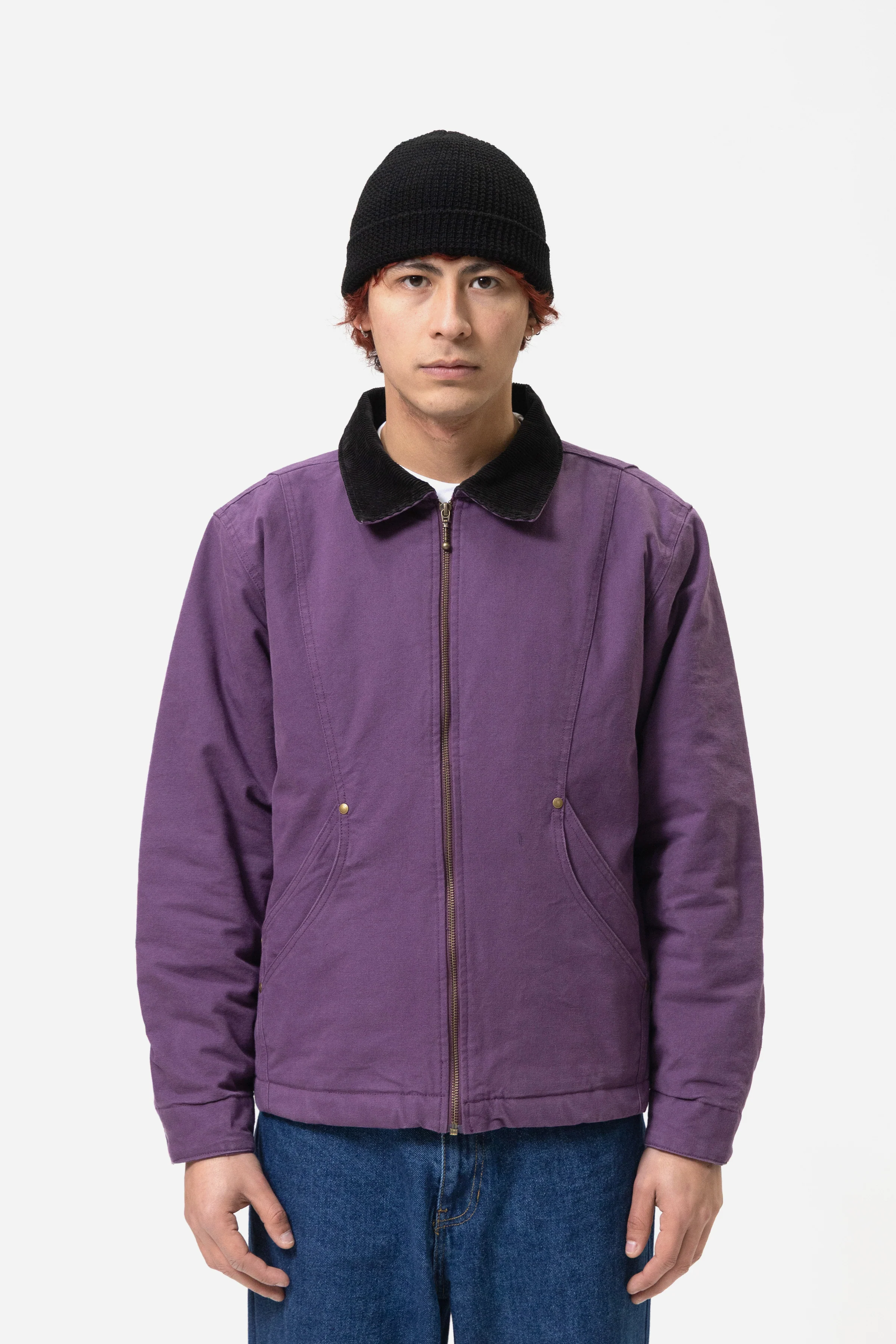 Blacksmith - Lined Work Jacket - Purple - Image 2