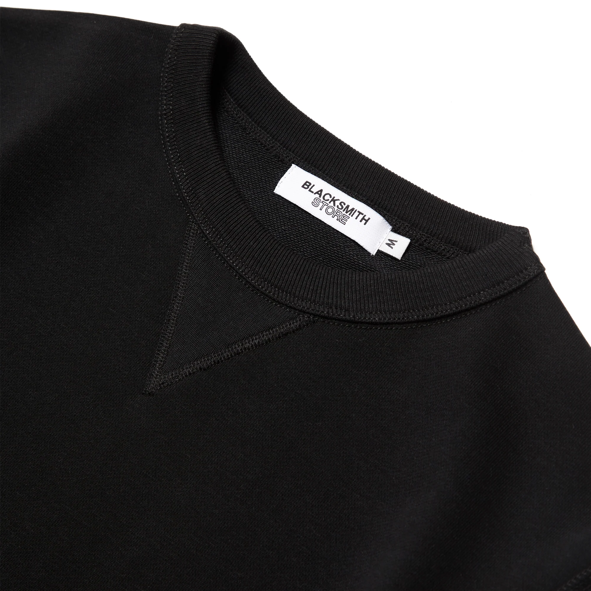 Blacksmith - Loopback Everyday Crewneck - Black - Image 2