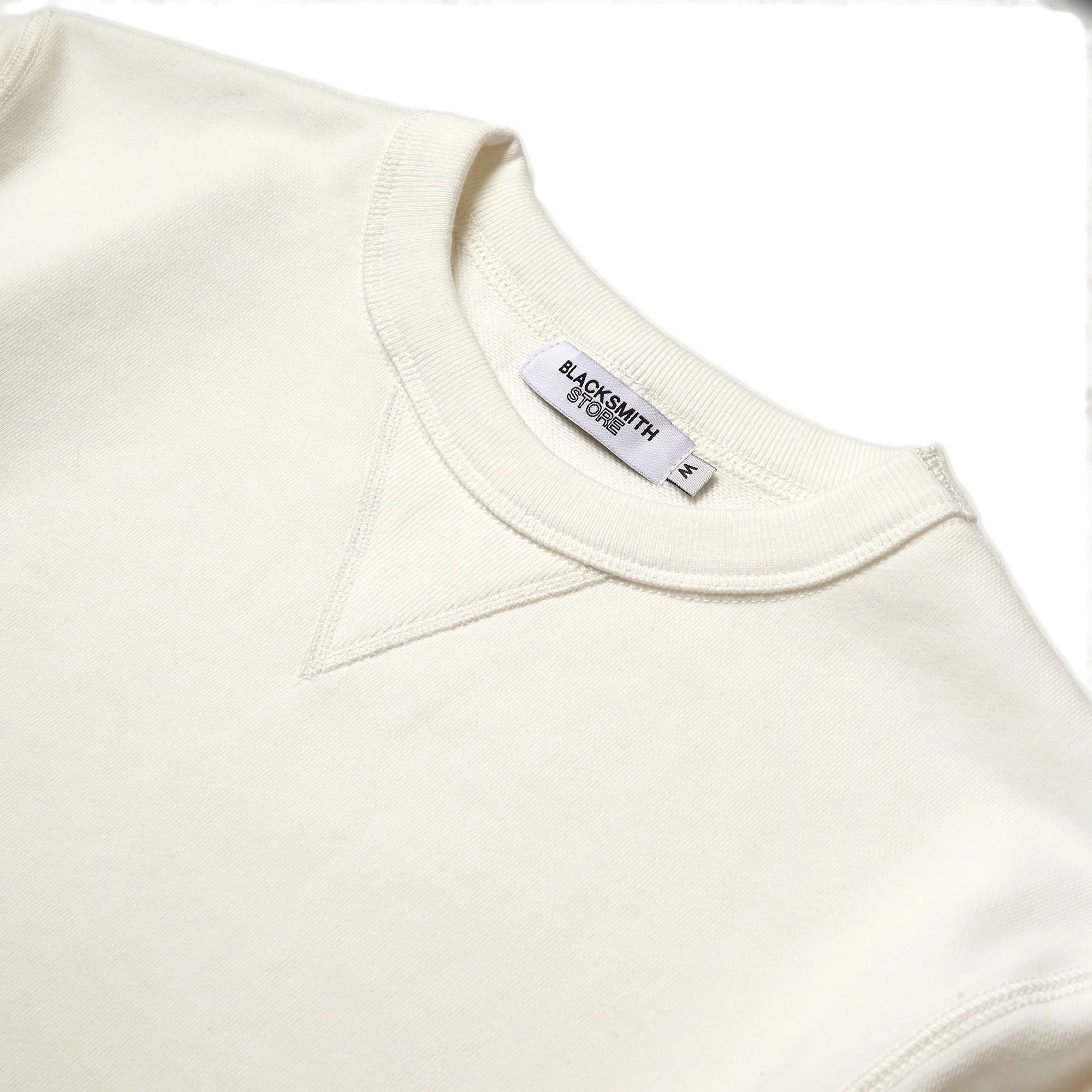 Blacksmith - Loopback Everyday Crewneck - Ivory - Image 2