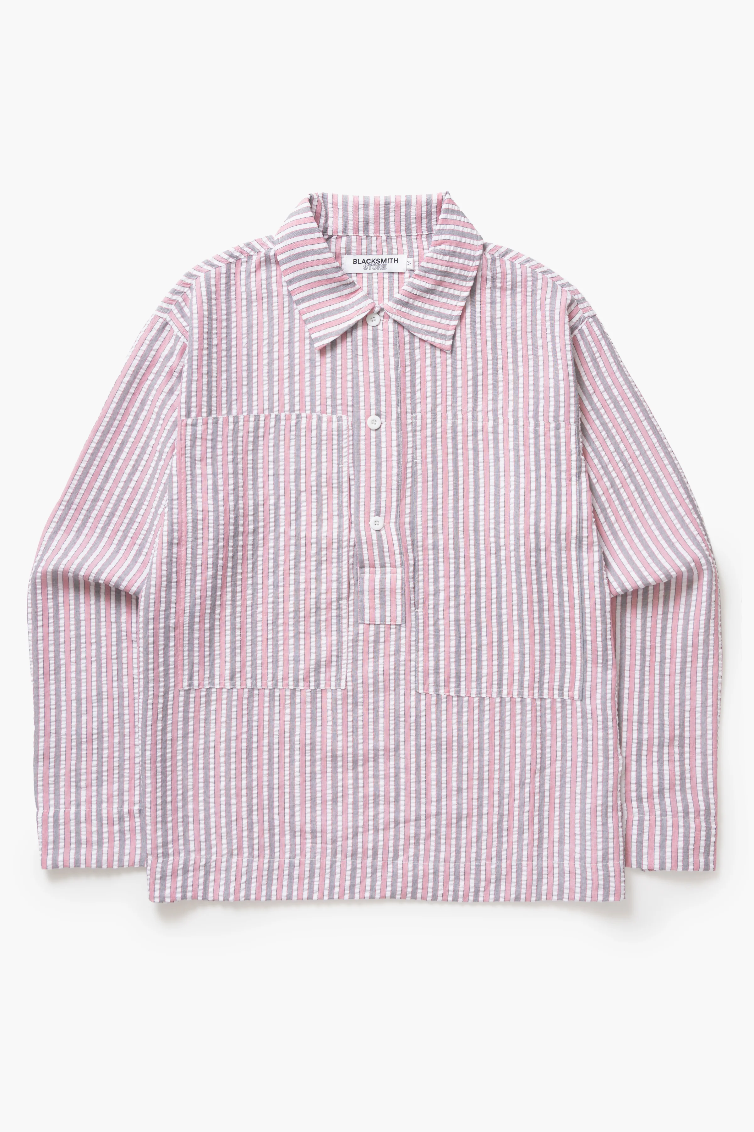 Blacksmith - Striped Military Popover - Red