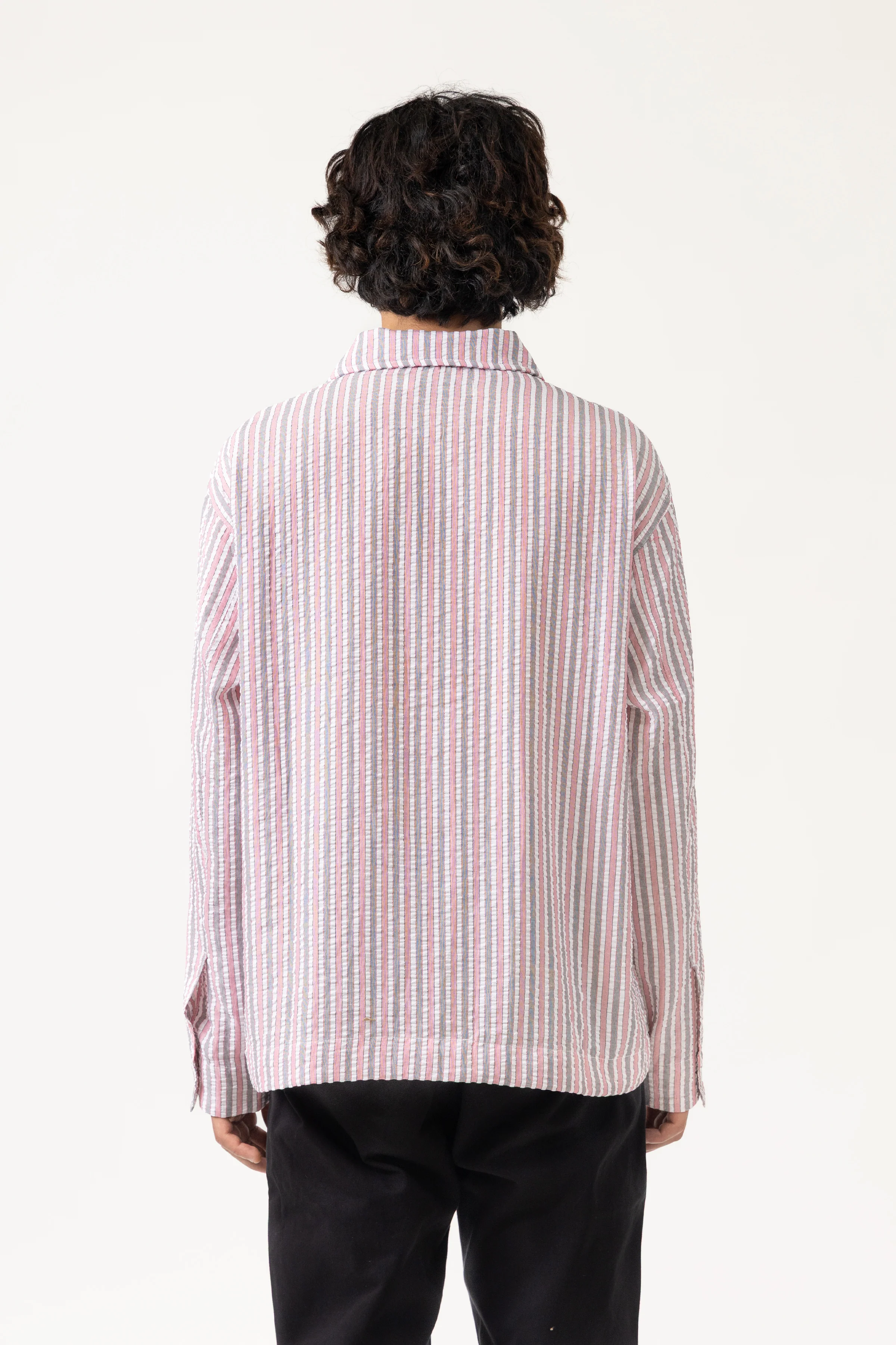 Blacksmith - Striped Military Popover - Red - Image 4
