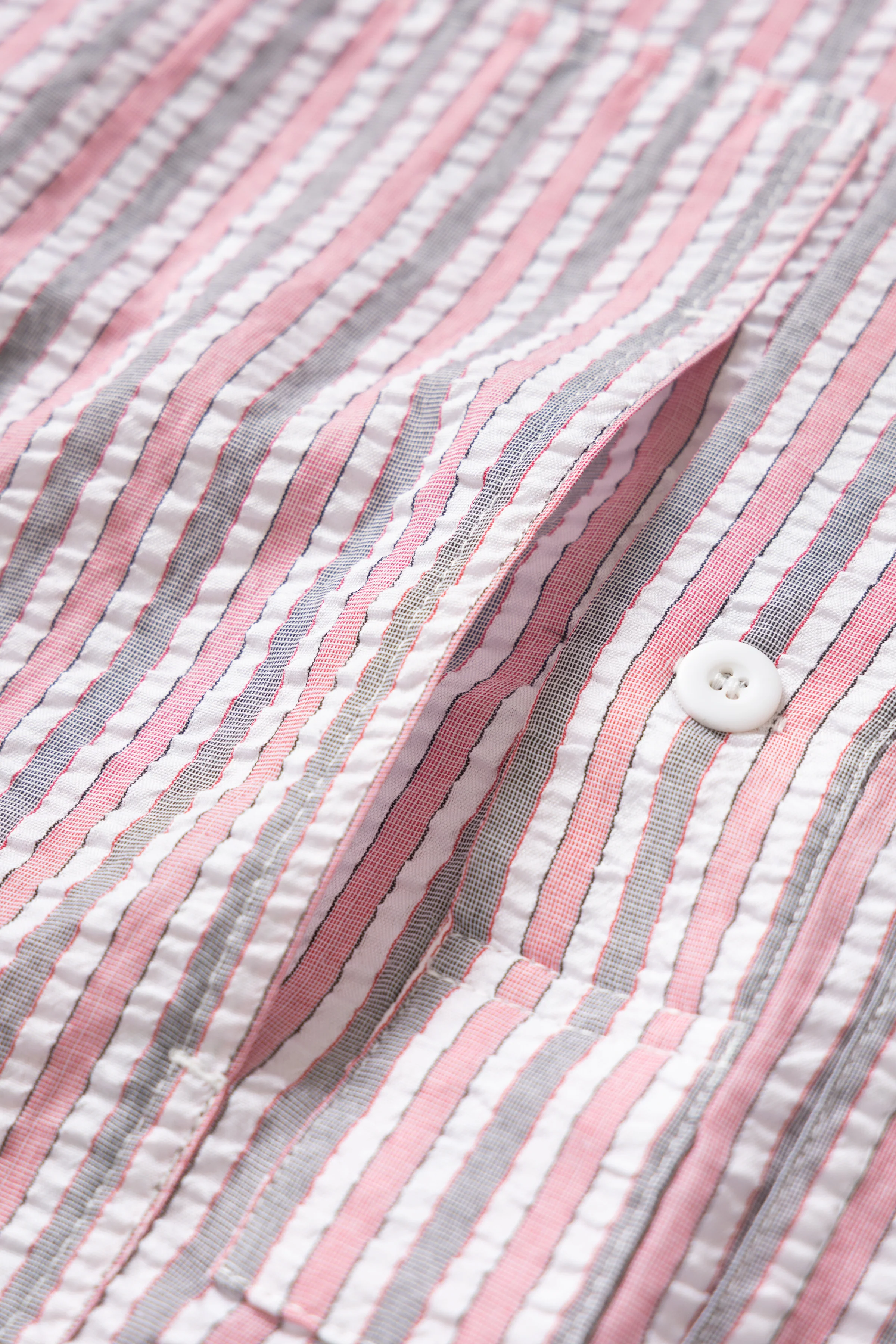 Blacksmith - Striped Military Popover - Red - Image 5