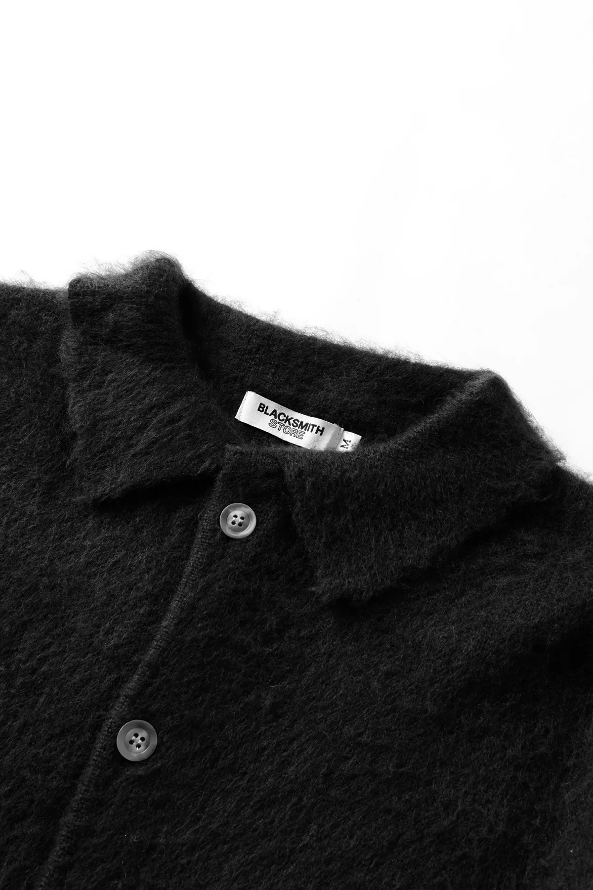 Blacksmith - Mohair Cardigan - Black - Image 4