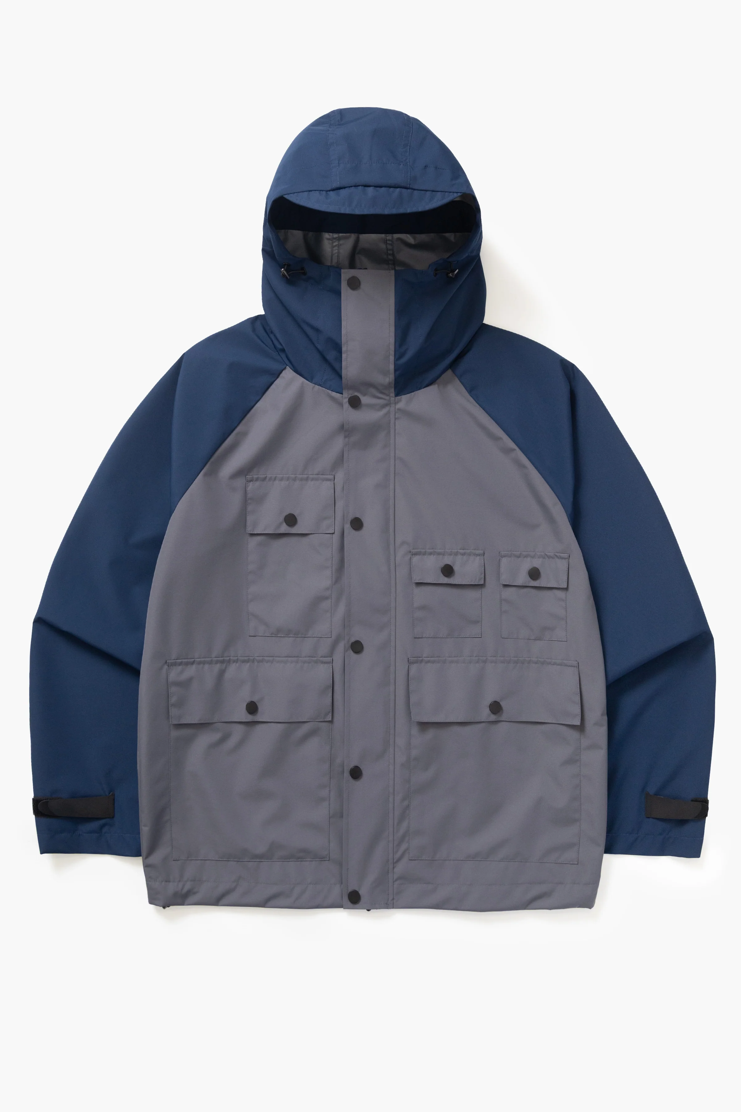 Blacksmith - Multi Pocket Shell Jacket - Navy/Grey