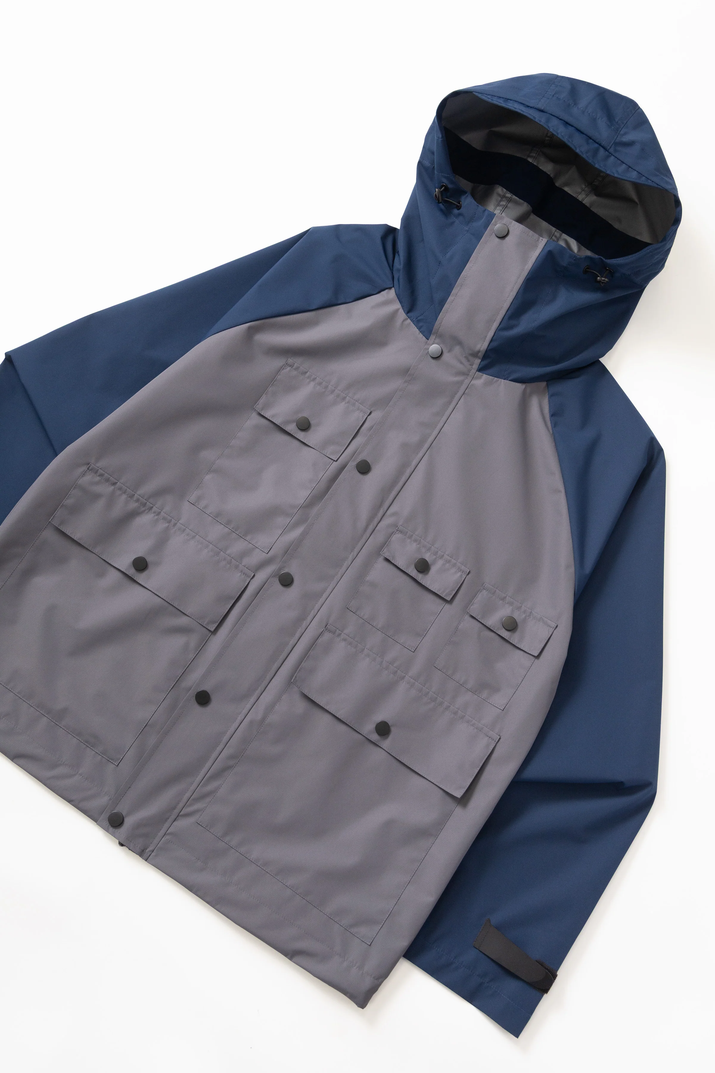 Blacksmith - Multi Pocket Shell Jacket - Navy/Grey - Image 5