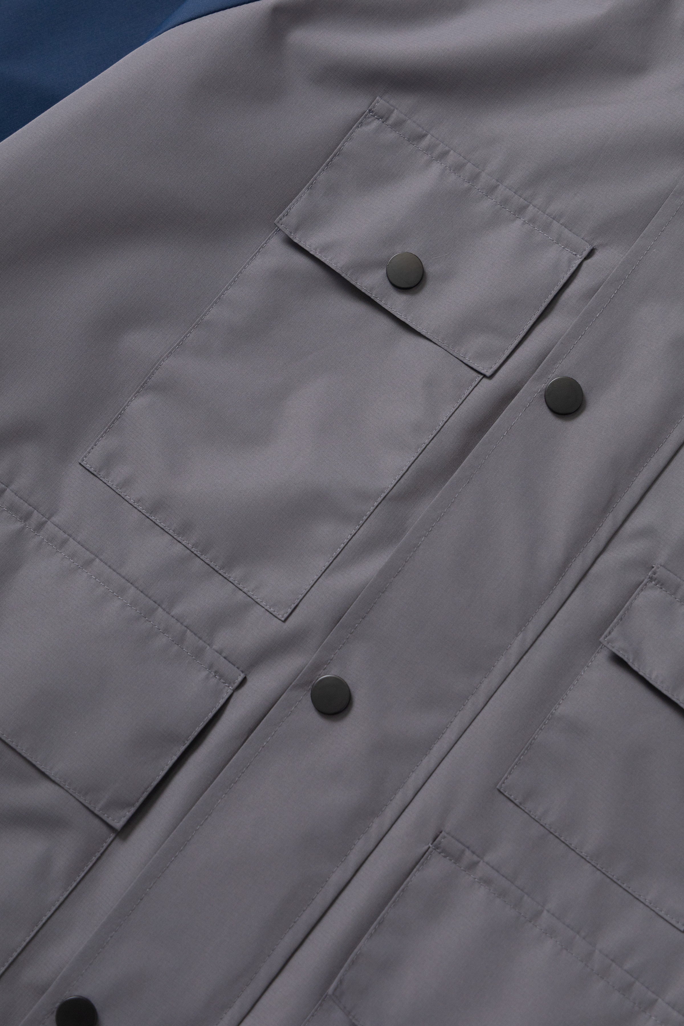 Blacksmith - Multi Pocket Shell Jacket - Navy/Grey - Image 7