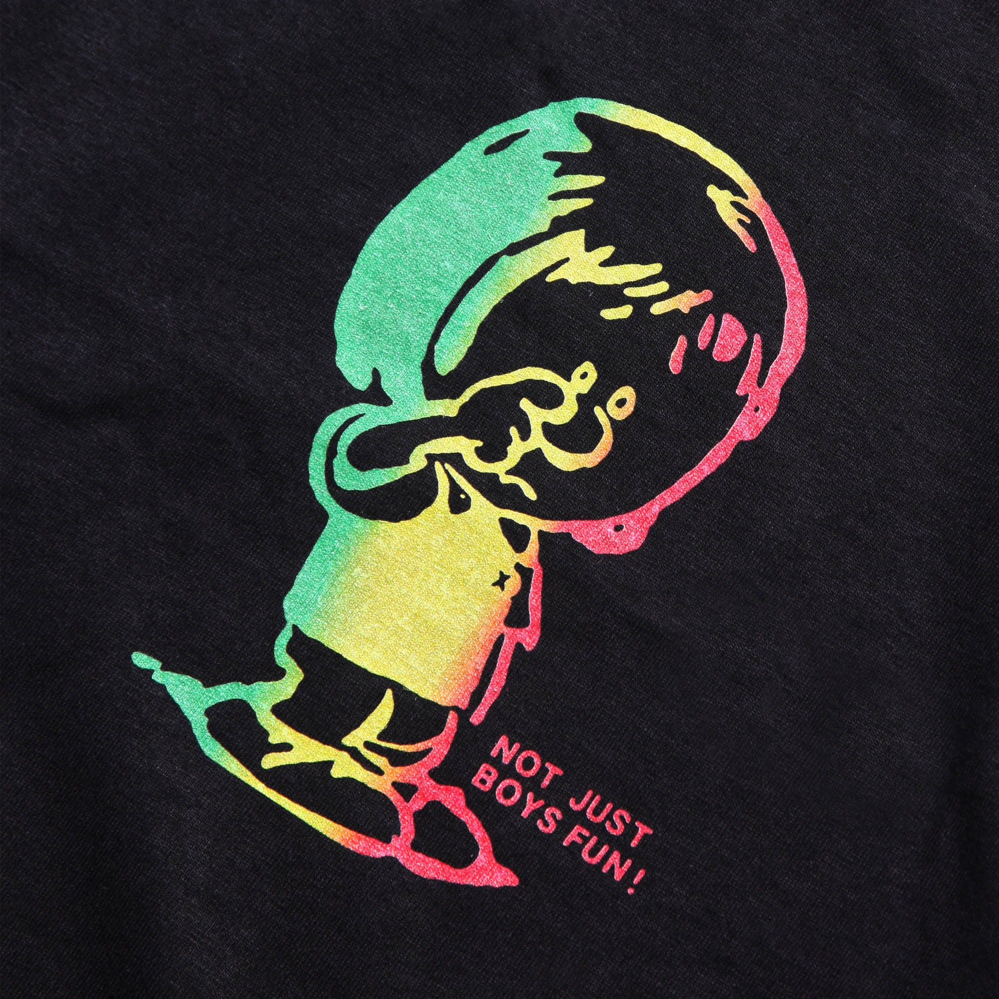Blacksmith - Not Just Boys Fun Tee - Black - Image 3