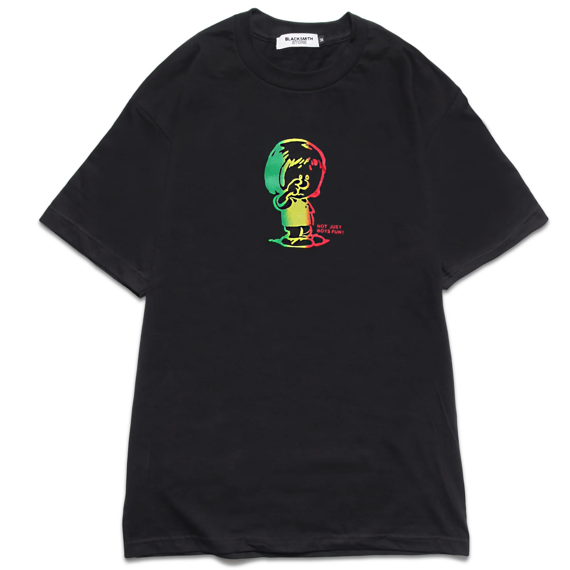Blacksmith - Not Just Boys Fun Tee - Black - Image 4